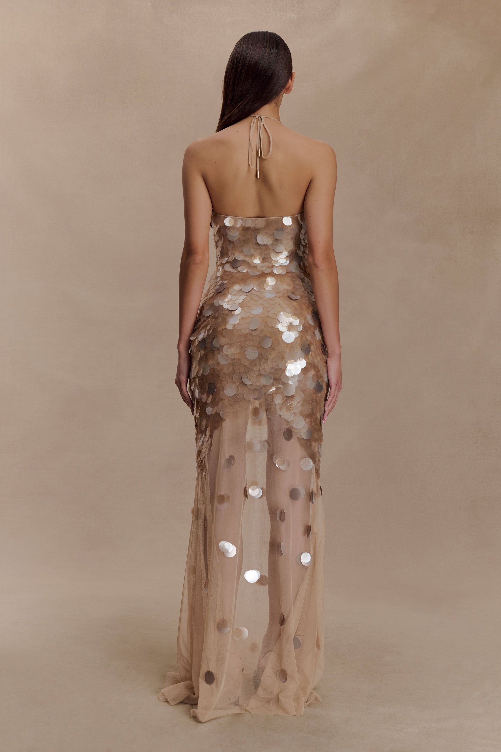Jenny Hand Embellished Maxi Dress - Gold | MESHKI US Jenny Hand Embellished Maxi Dress - Gold | MESHKI US