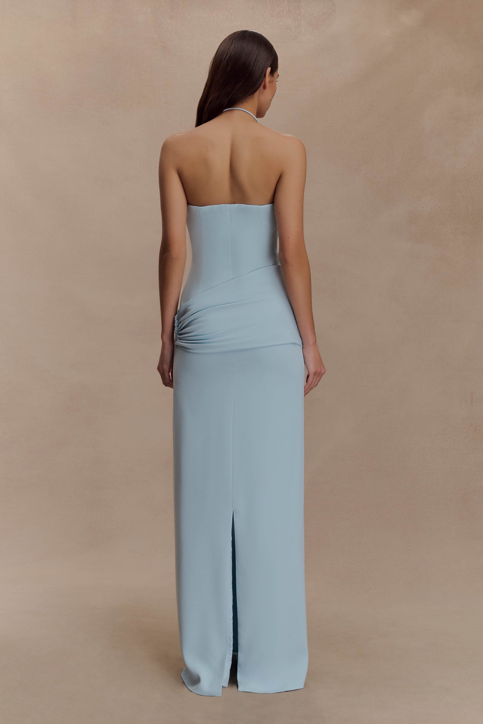 Lalia Teardrop Maxi Dress / Powder Blue | MESHKI
