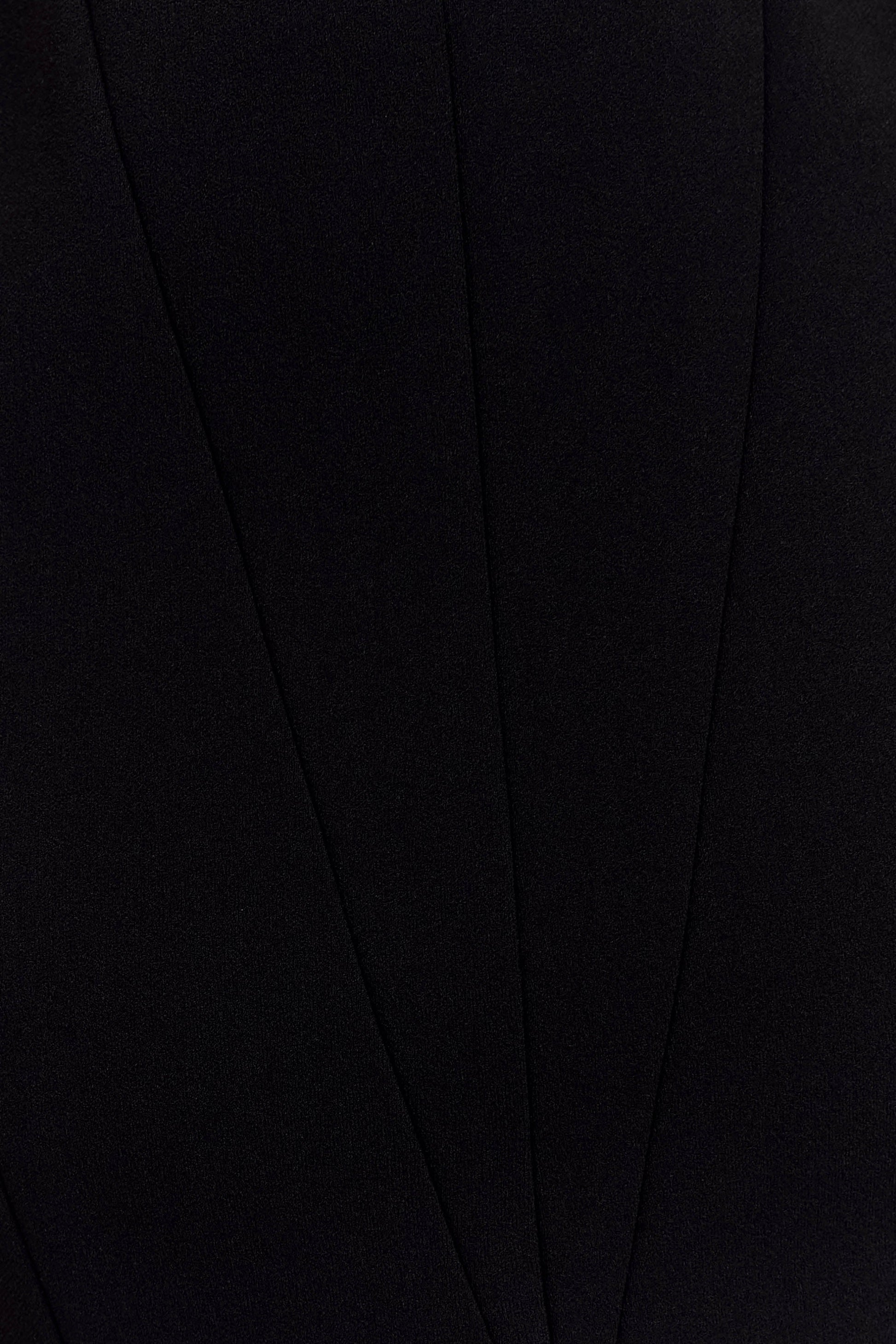 Callista Crepe A-Line Midi Dress - Black #6