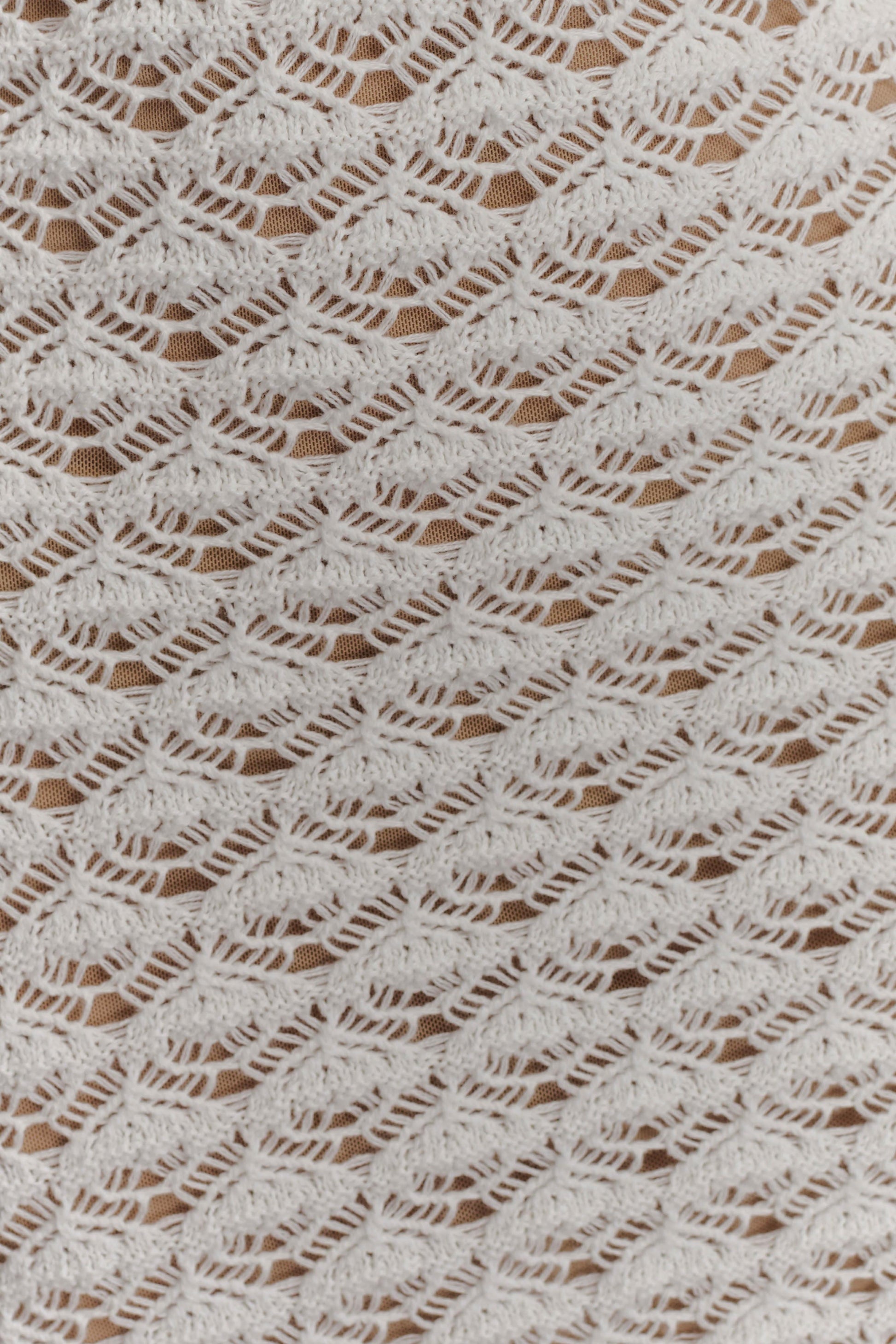 Brigid Ruffle Knit Sleeveless Dress - Ivory #5