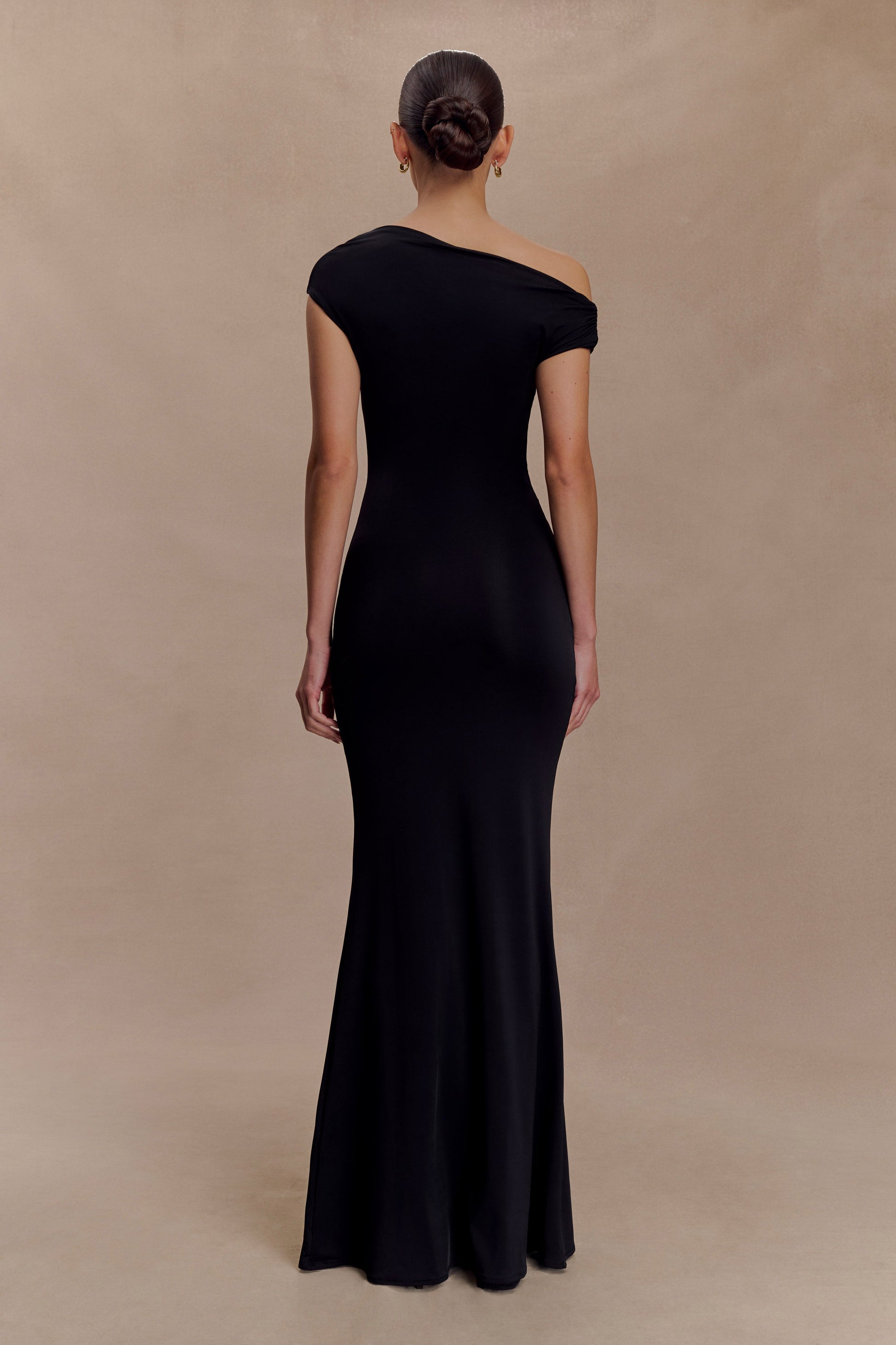 Kinsley Slinky Maxi Dress With Hardware / Black | MESHKI | XS Kinsley Slinky Maxi Dress With Hardware / Black | MESHKI | XS