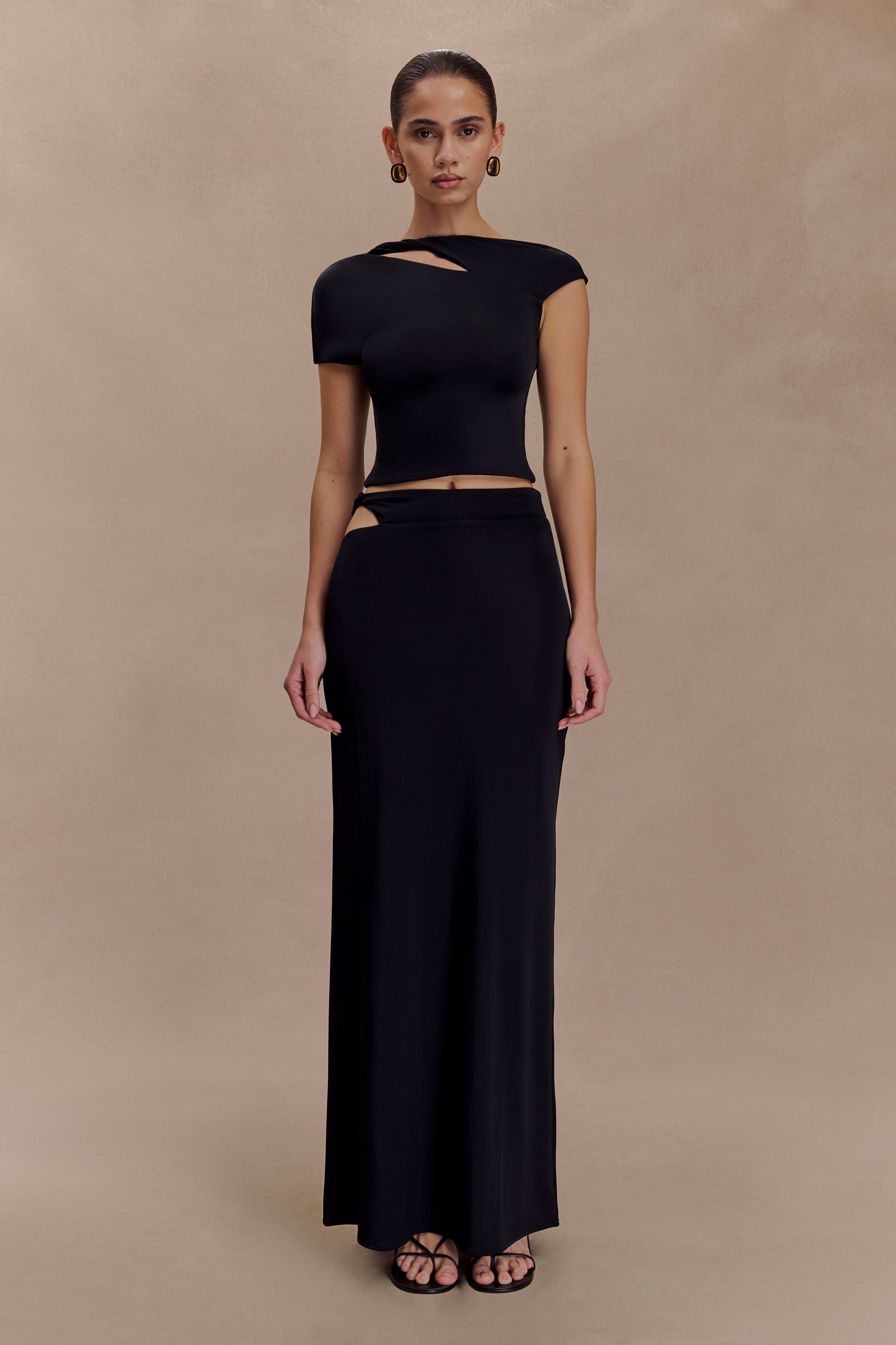 Haven Slinky Twist Top - Black #7