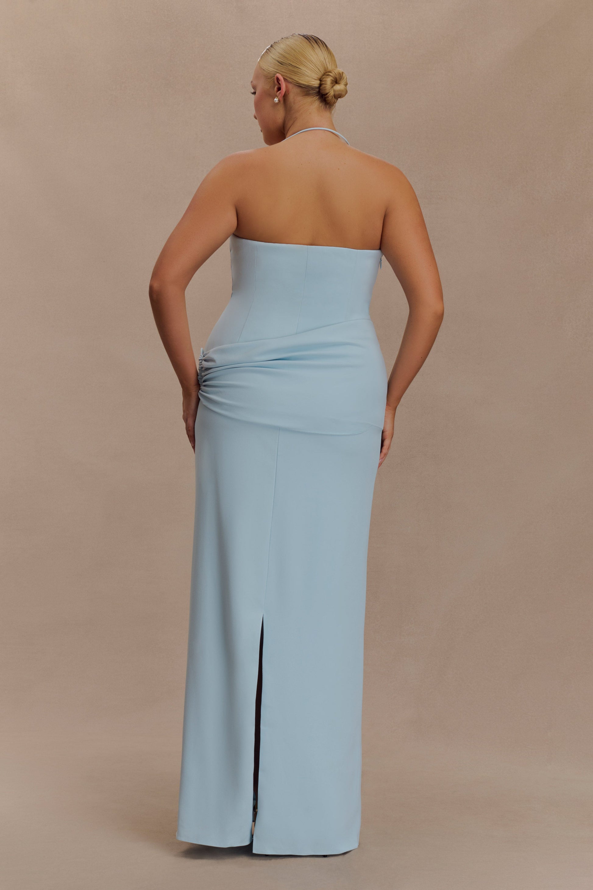 Lalia Teardrop Maxi Dress - Powder Blue Lalia Teardrop Maxi Dress - Powder Blue