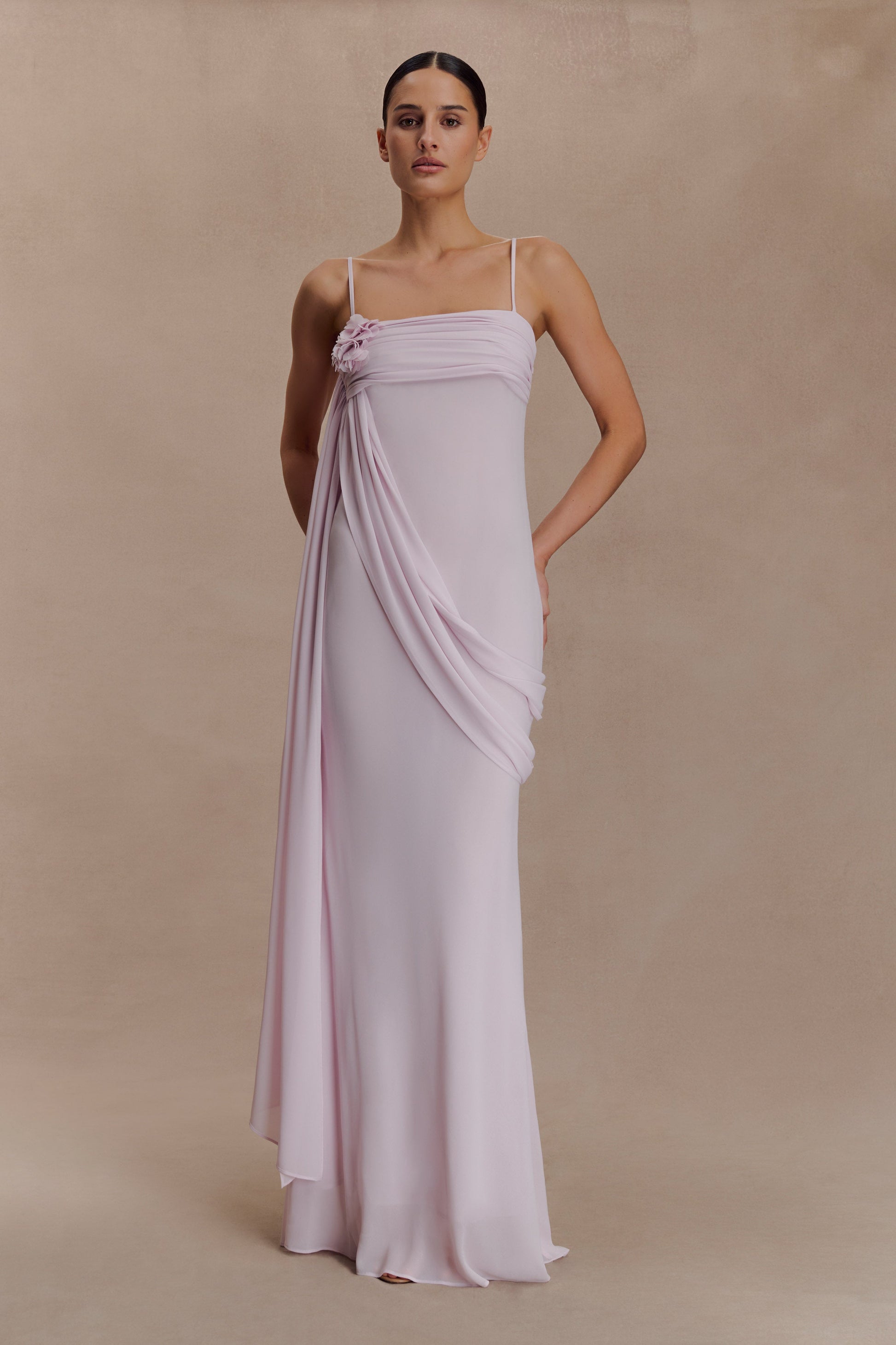 white christmas dresses Leena Chiffon Maxi Dress / Light Lilac | Meshki white christmas dresses Leena Chiffon Maxi Dress / Light Lilac | Meshki