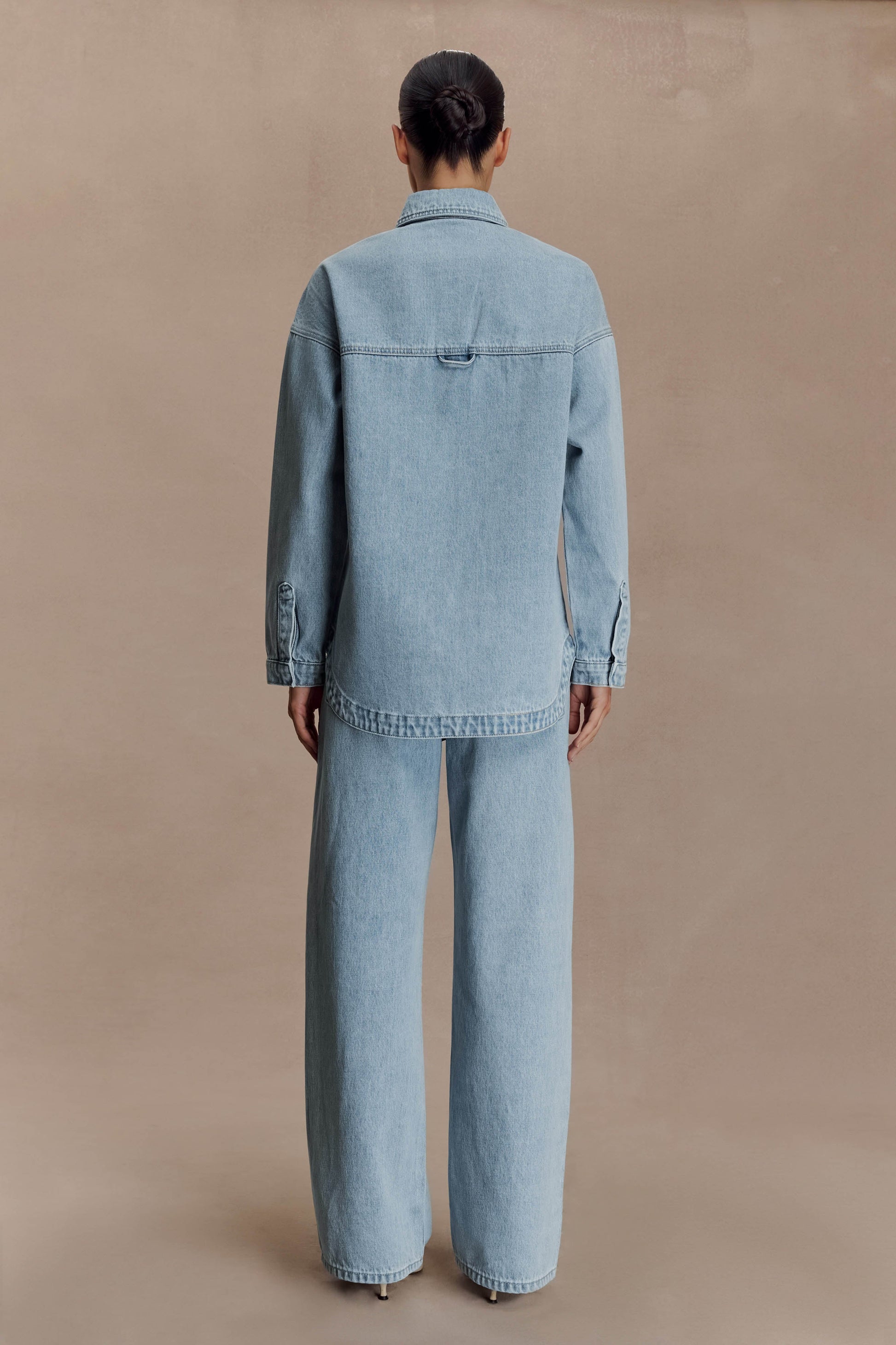 Lioda Oversized Denim Shirt / 80's Blue | Meshki | 3XL Lioda Oversized Denim Shirt / 80's Blue | Meshki | 3XL