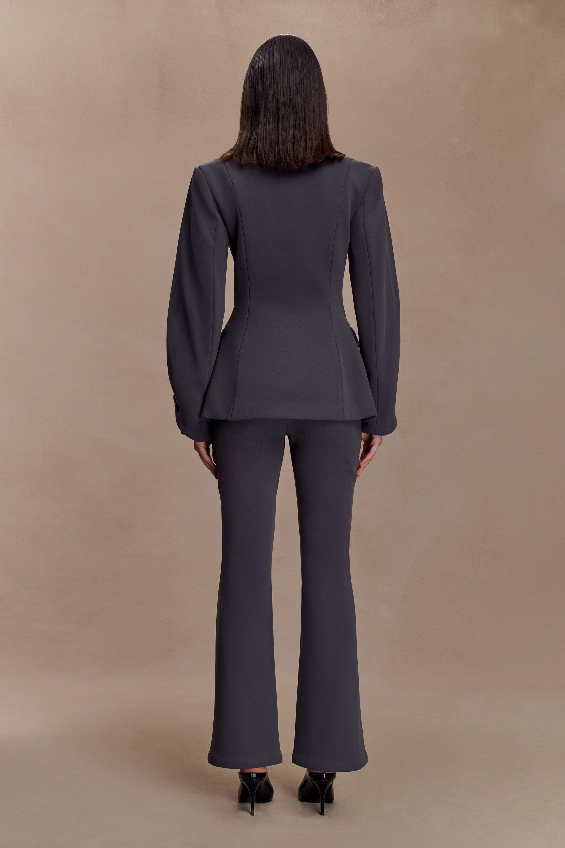 Wesley Structured Blazer - Charcoal Shadow #5