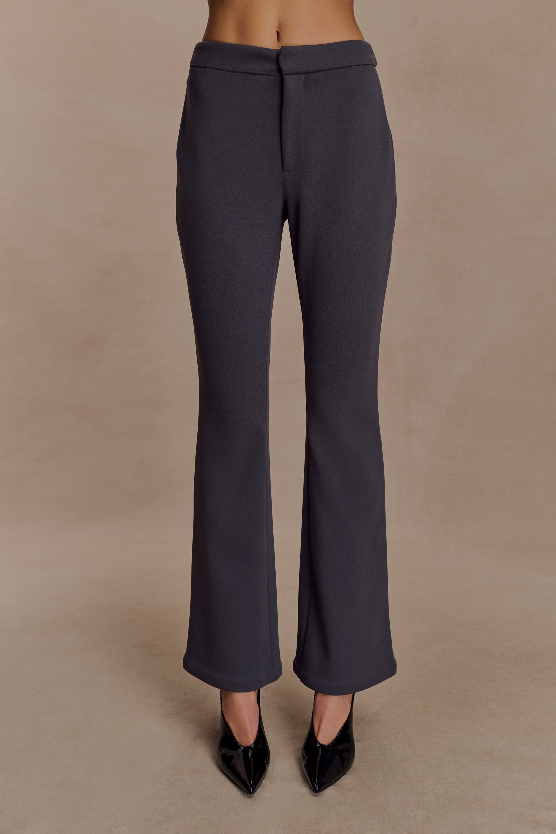 Marion Fit And Flare Pant - Charcoal Shadow #2