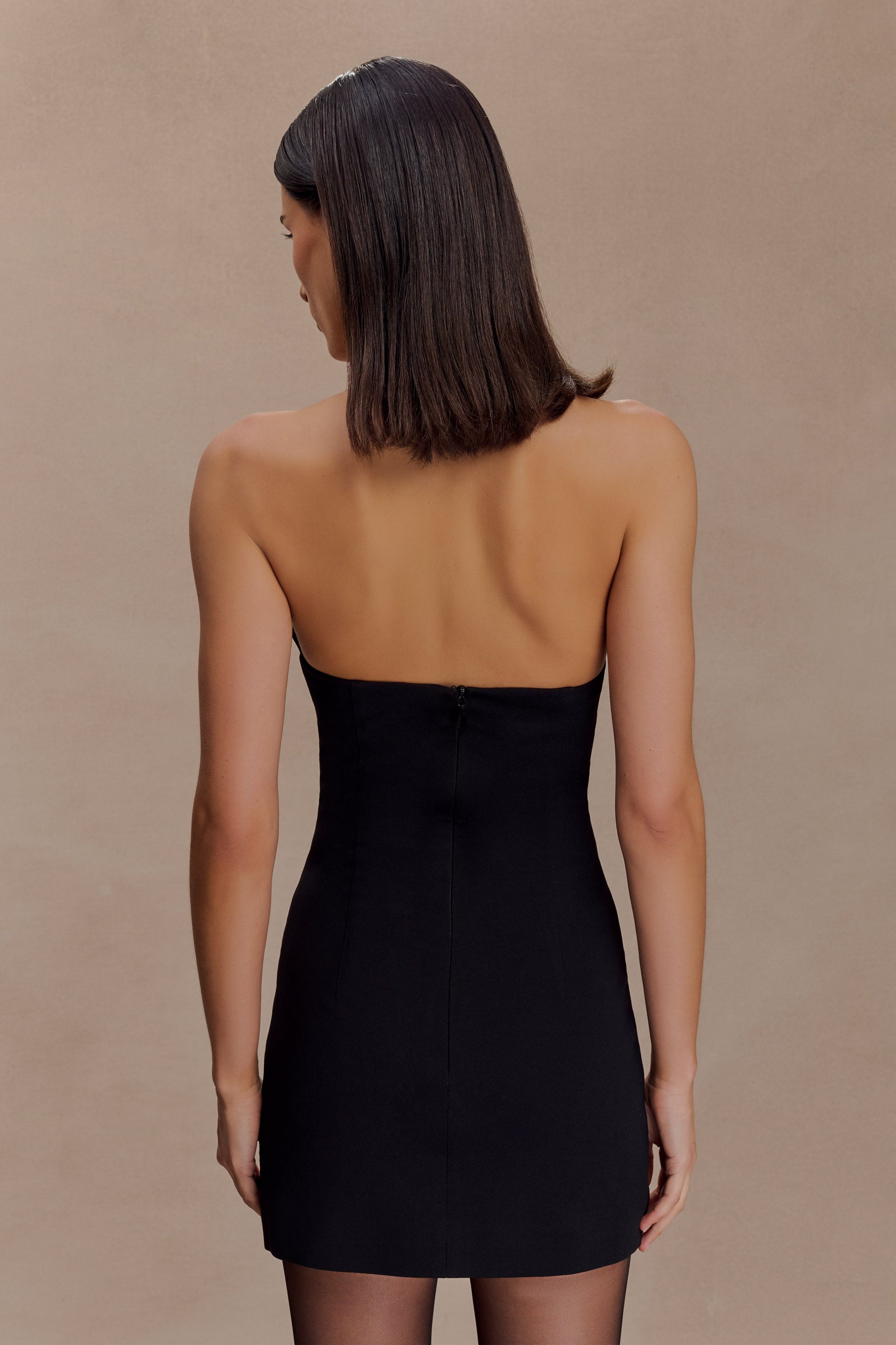Christina Cross Over Mini Dress / Black | Meshki | Xs Christina Cross Over Mini Dress / Black | Meshki | Xs