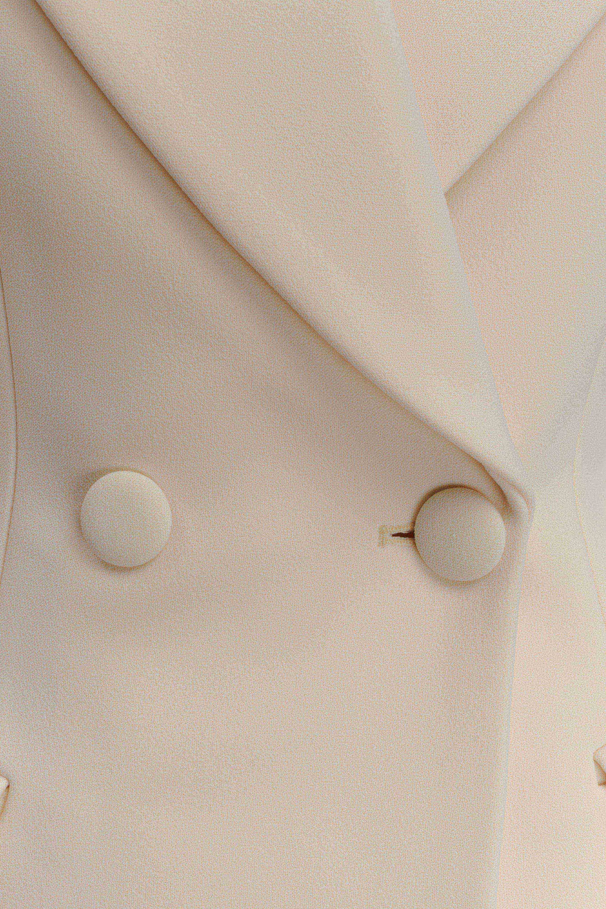 Wesley Structured Blazer - Buttercream #7