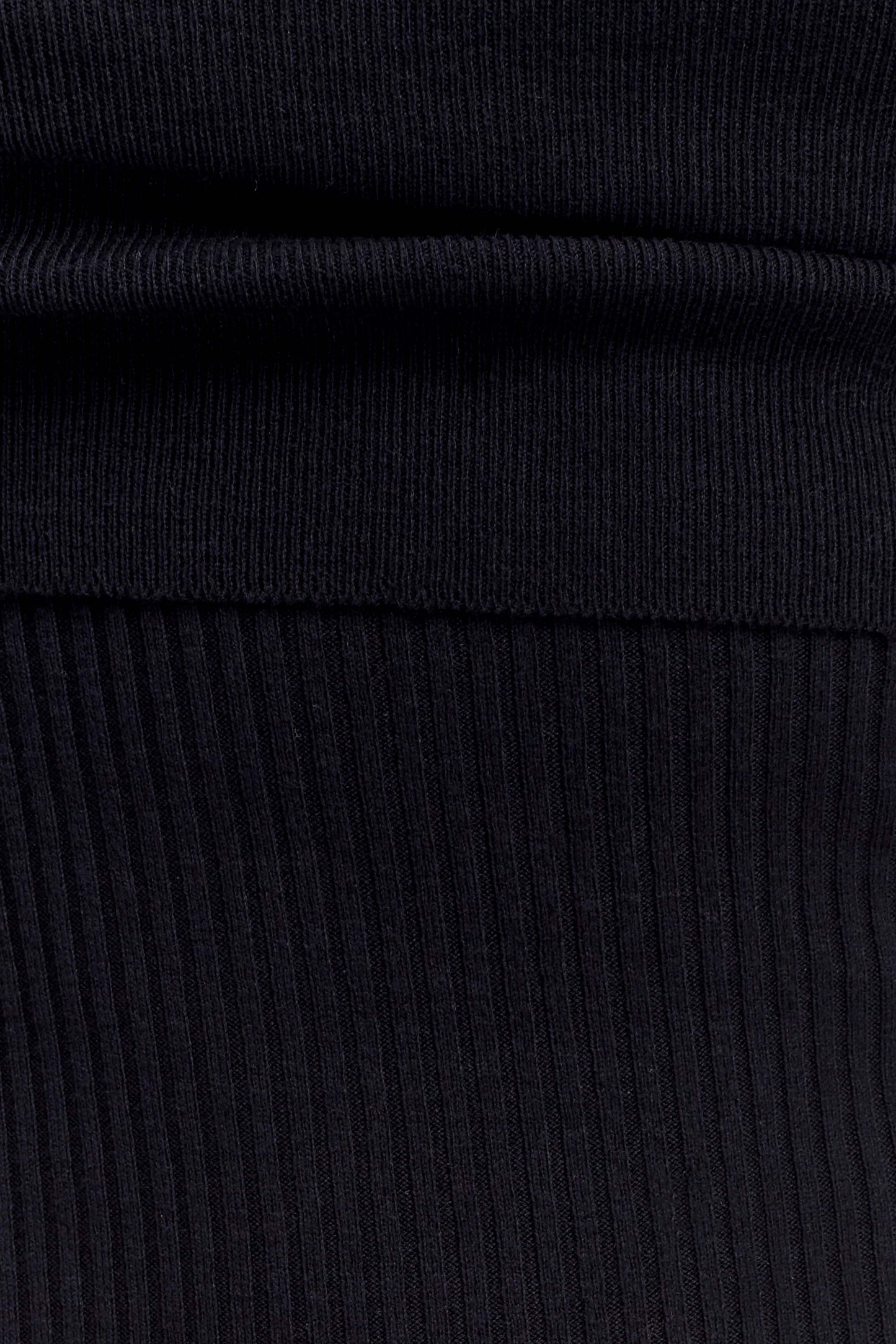 Zandie Cashmere Blend Knit Midi Dress - Black