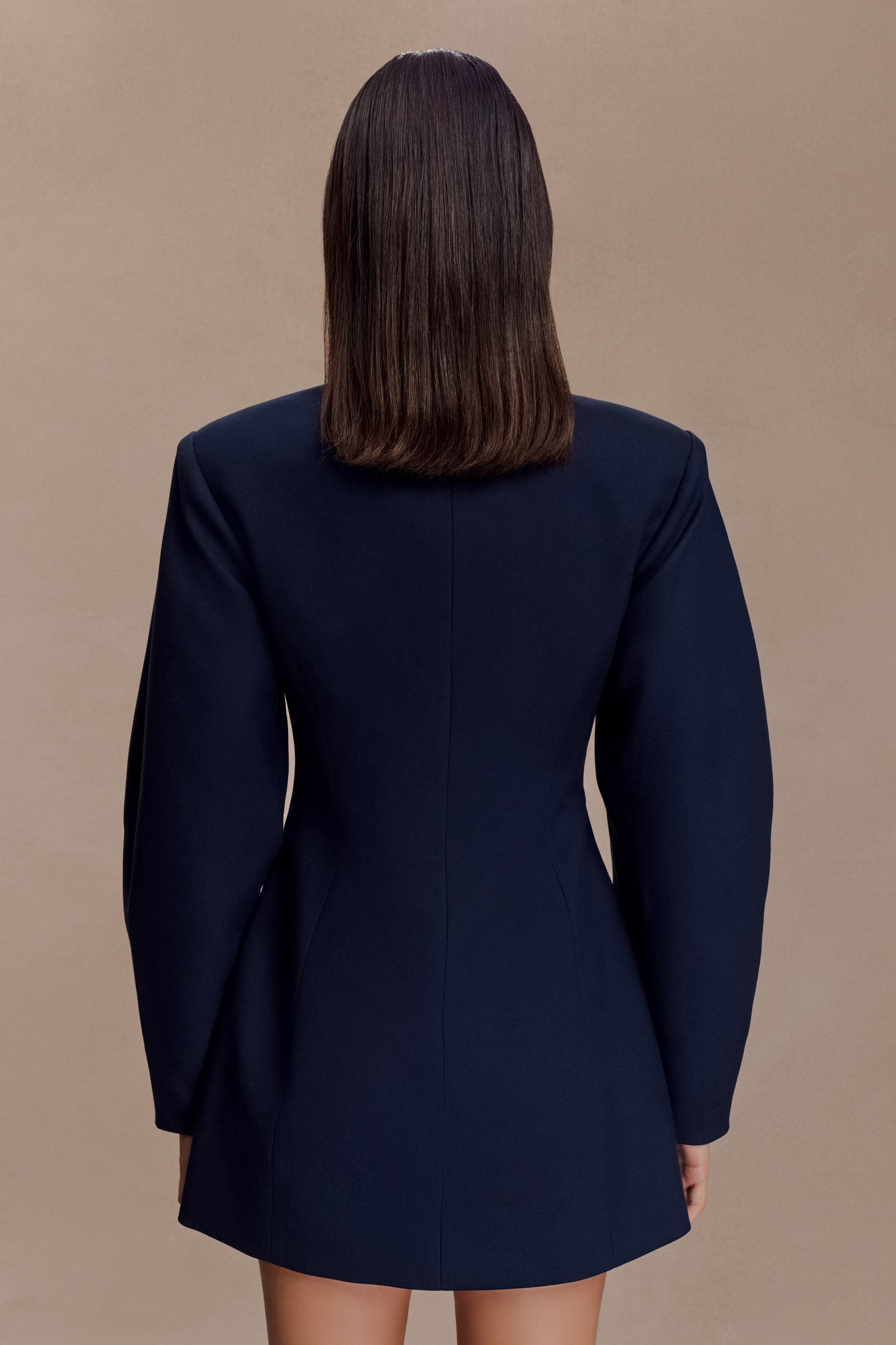 Beatrice Blazer Mini Dress / Navy | MESHKI