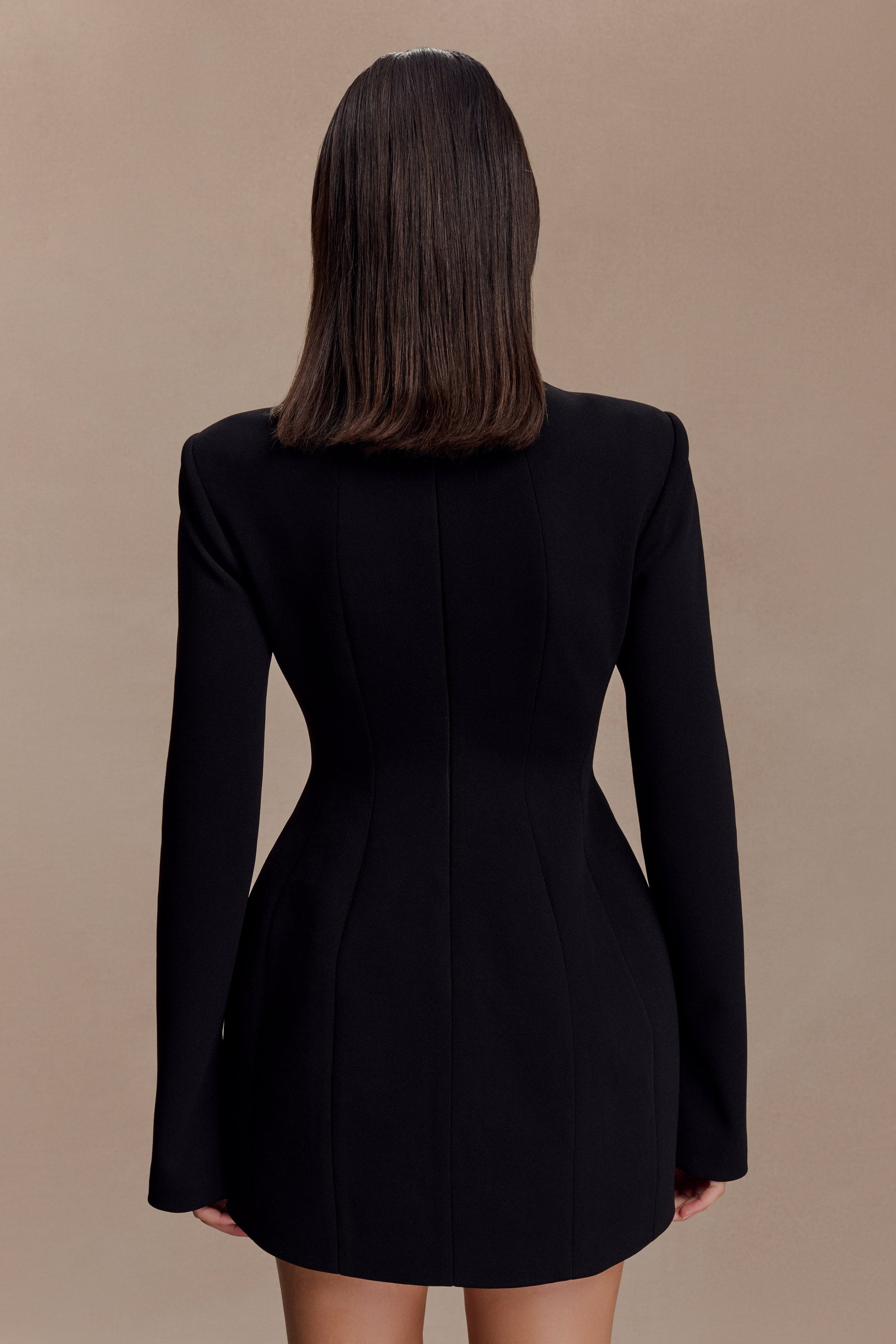 Michelle Cut Out Mini Dress / Black | MESHKI
