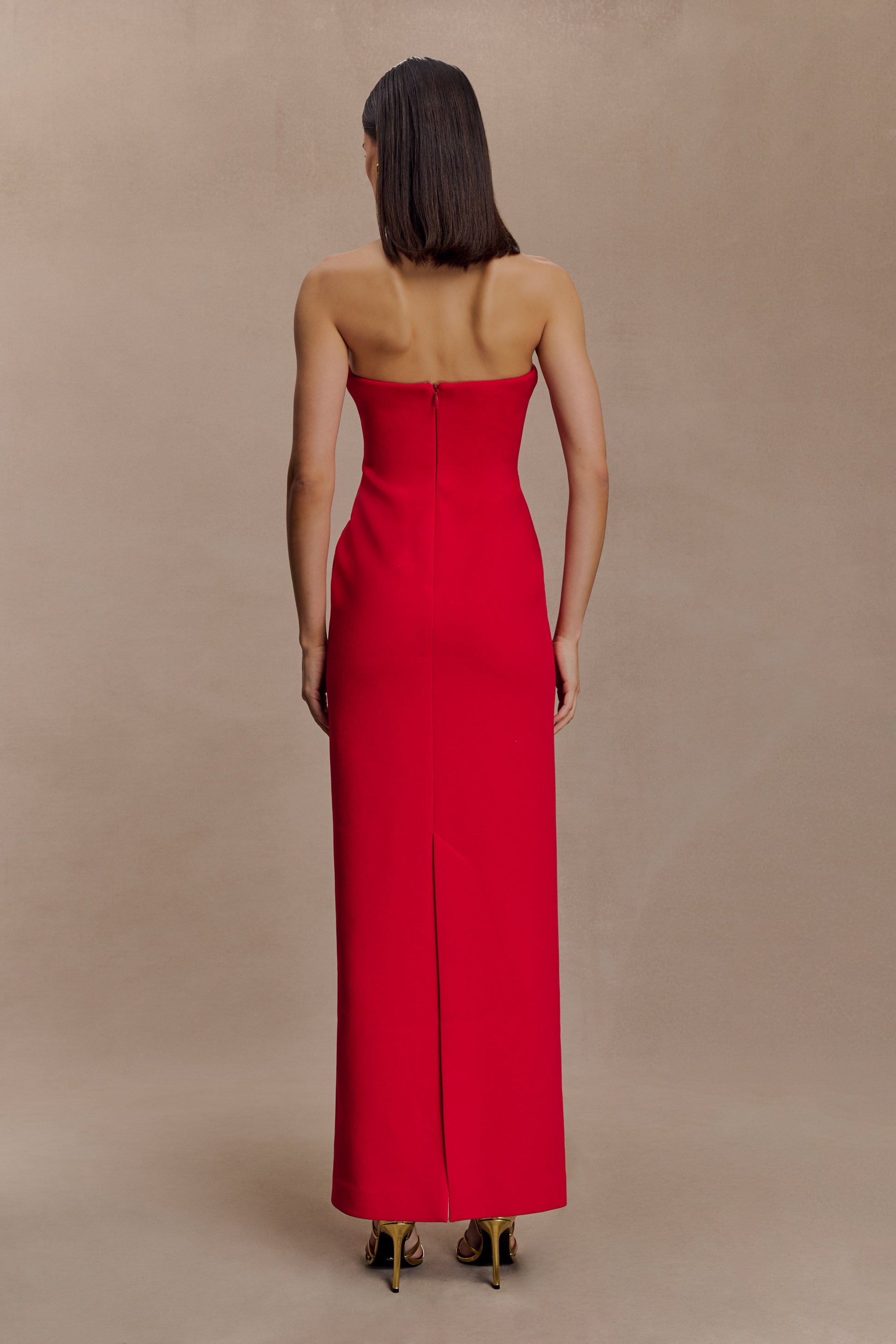 Lianne Strapless Maxi Dress / Red | MESHKI | M Lianne Strapless Maxi Dress / Red | MESHKI | M