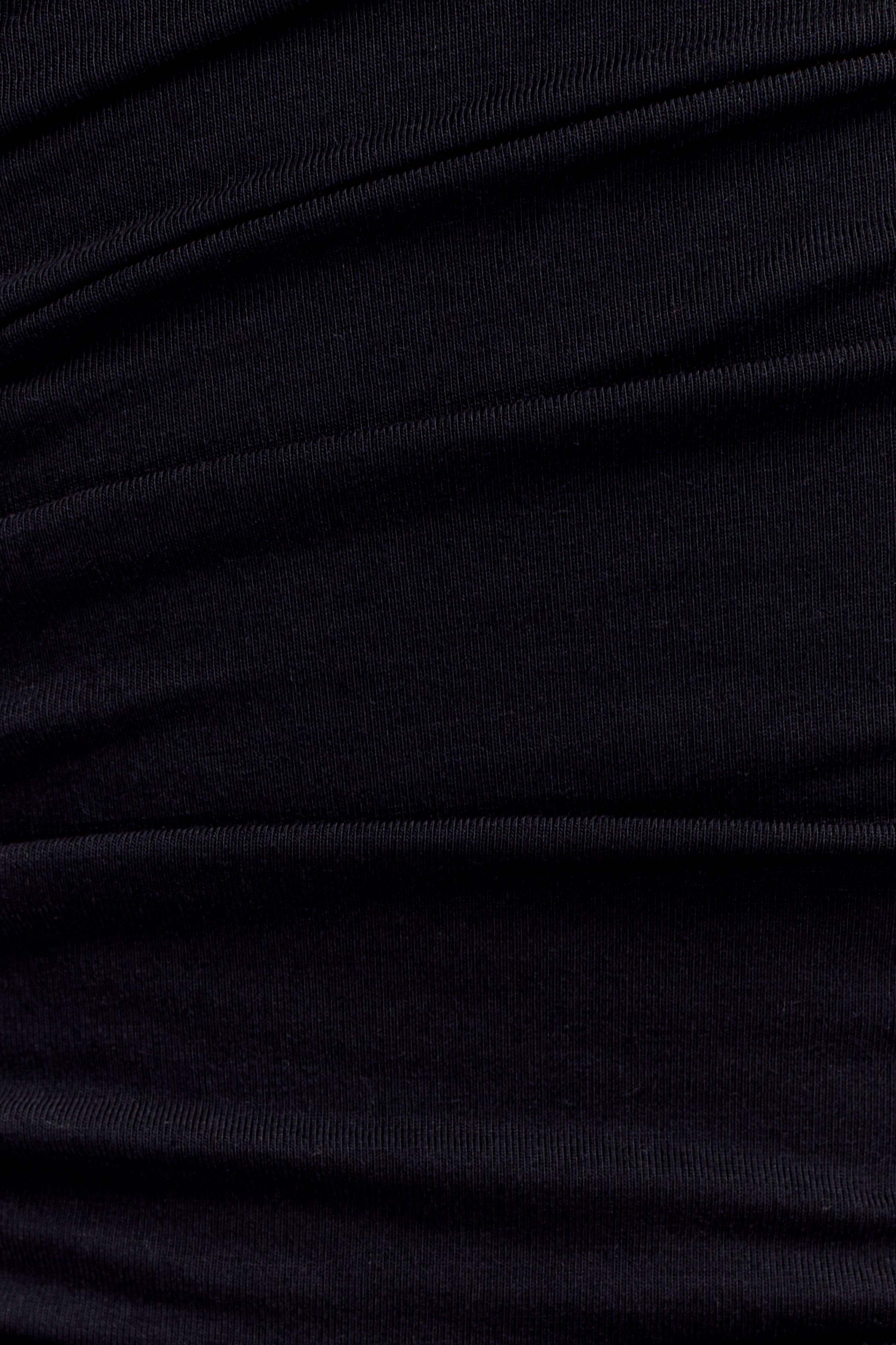 Anna One Shoulder Modal Top - Black #7