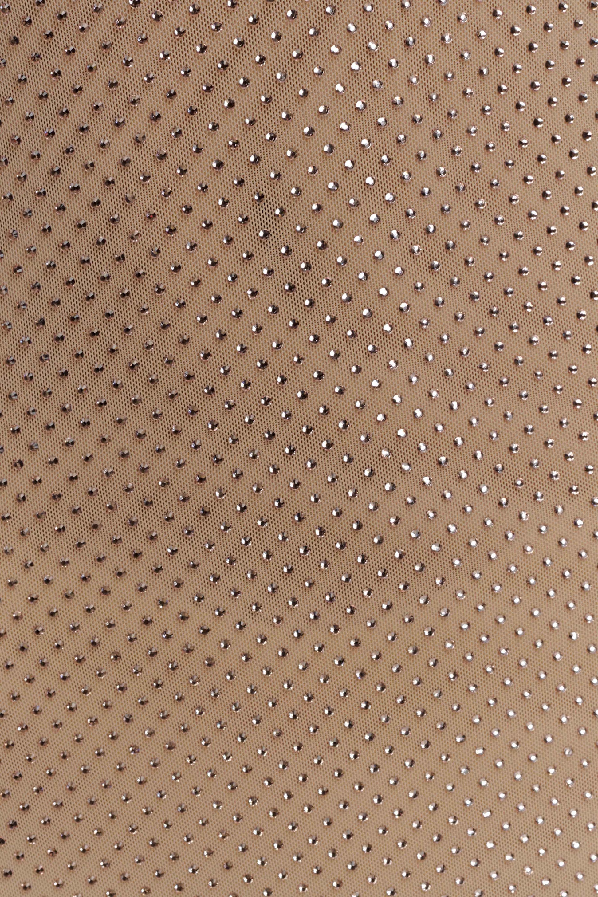 Harriet Halter Neck Diamante Maxi Dress - Sandy Gold #10