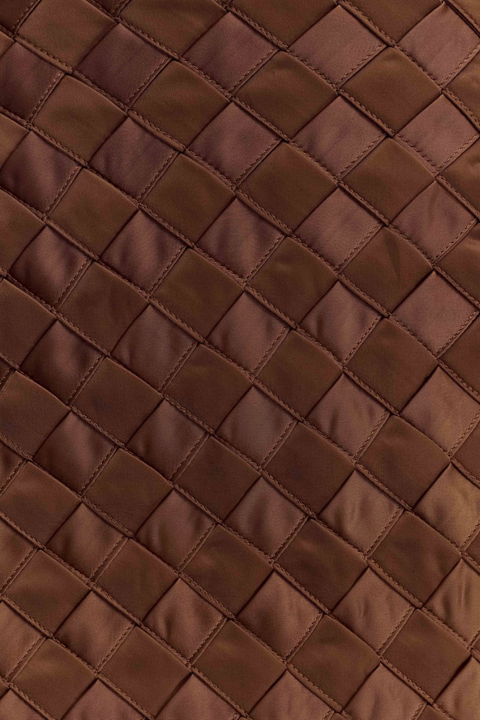 Cordia Satin Mini Skirt - Chocolate #4