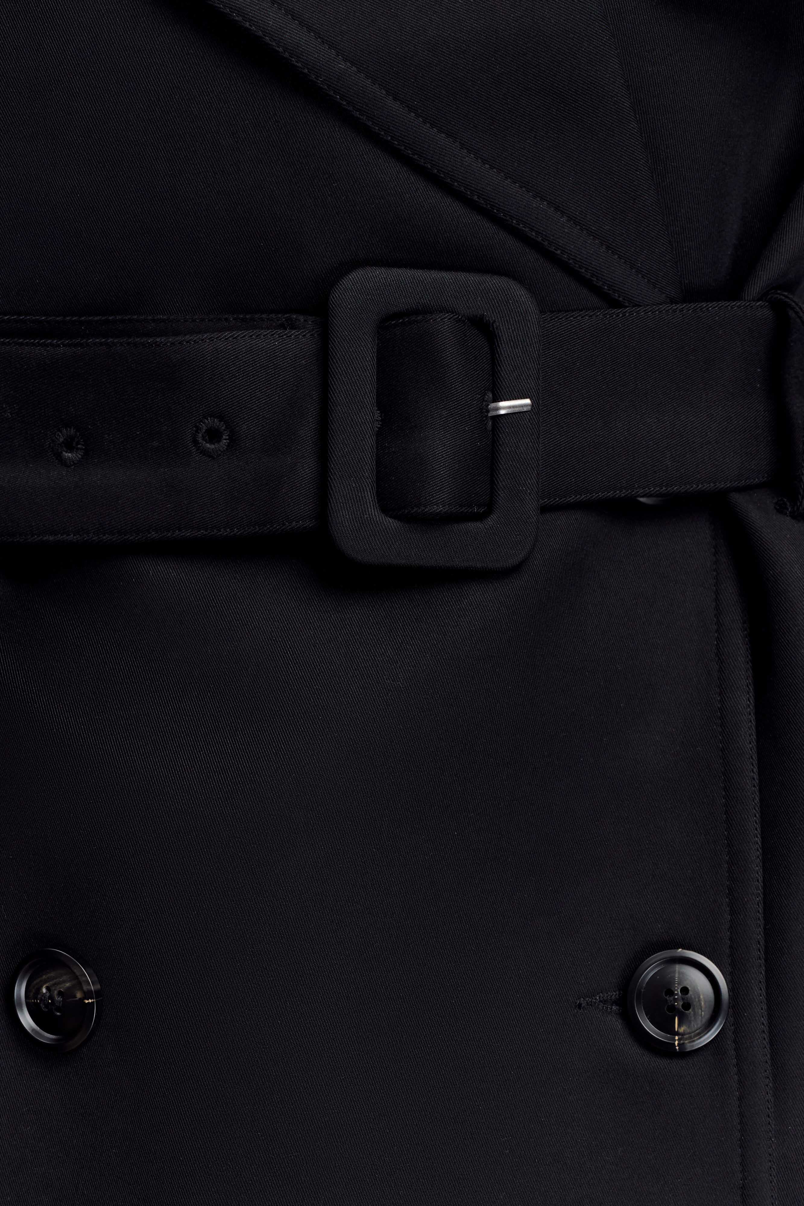 Alden Short Trench Jacket - Black | MESHKI US