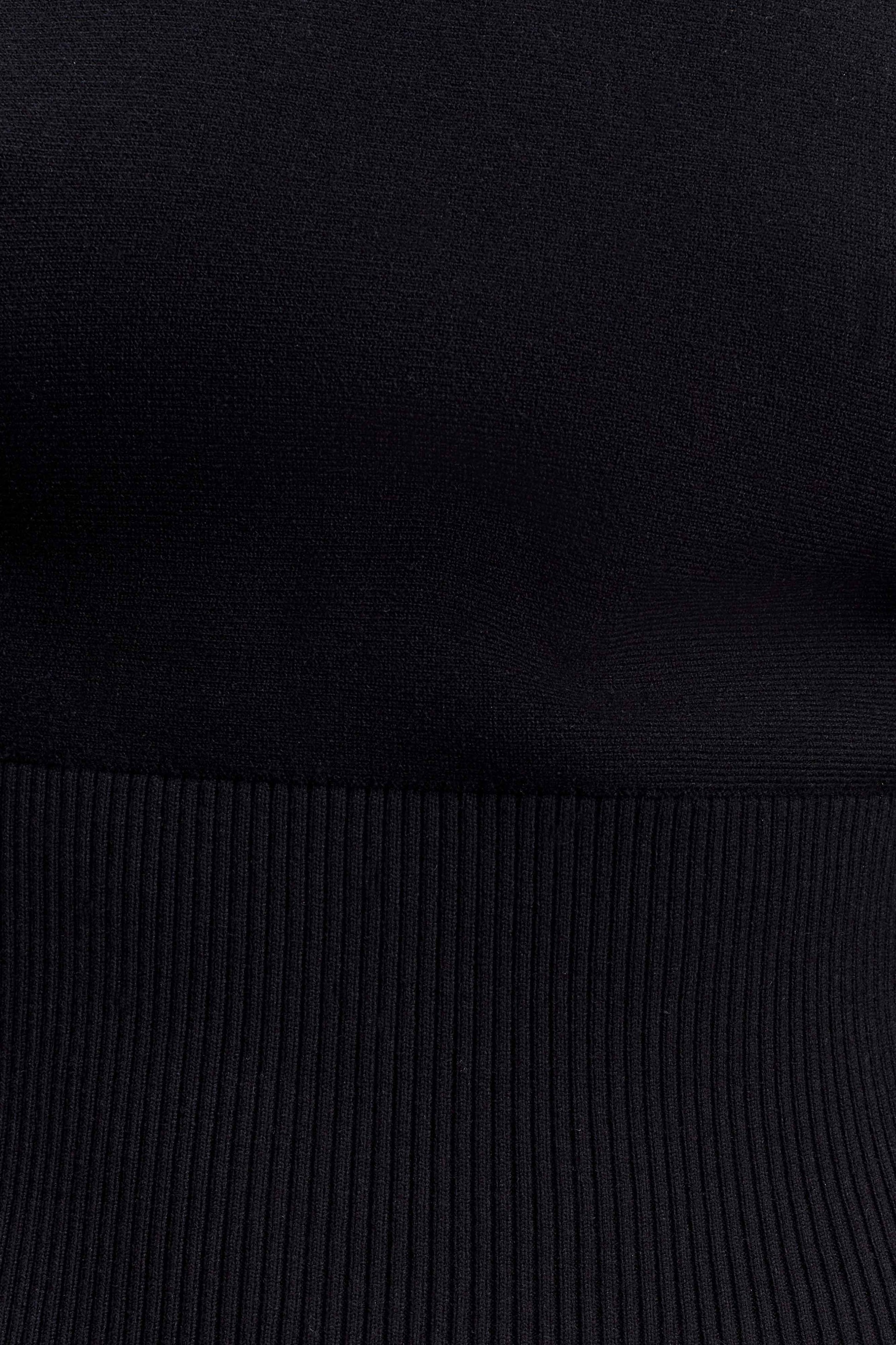 Ciaralee Cinched Waist Jumper - Black #7