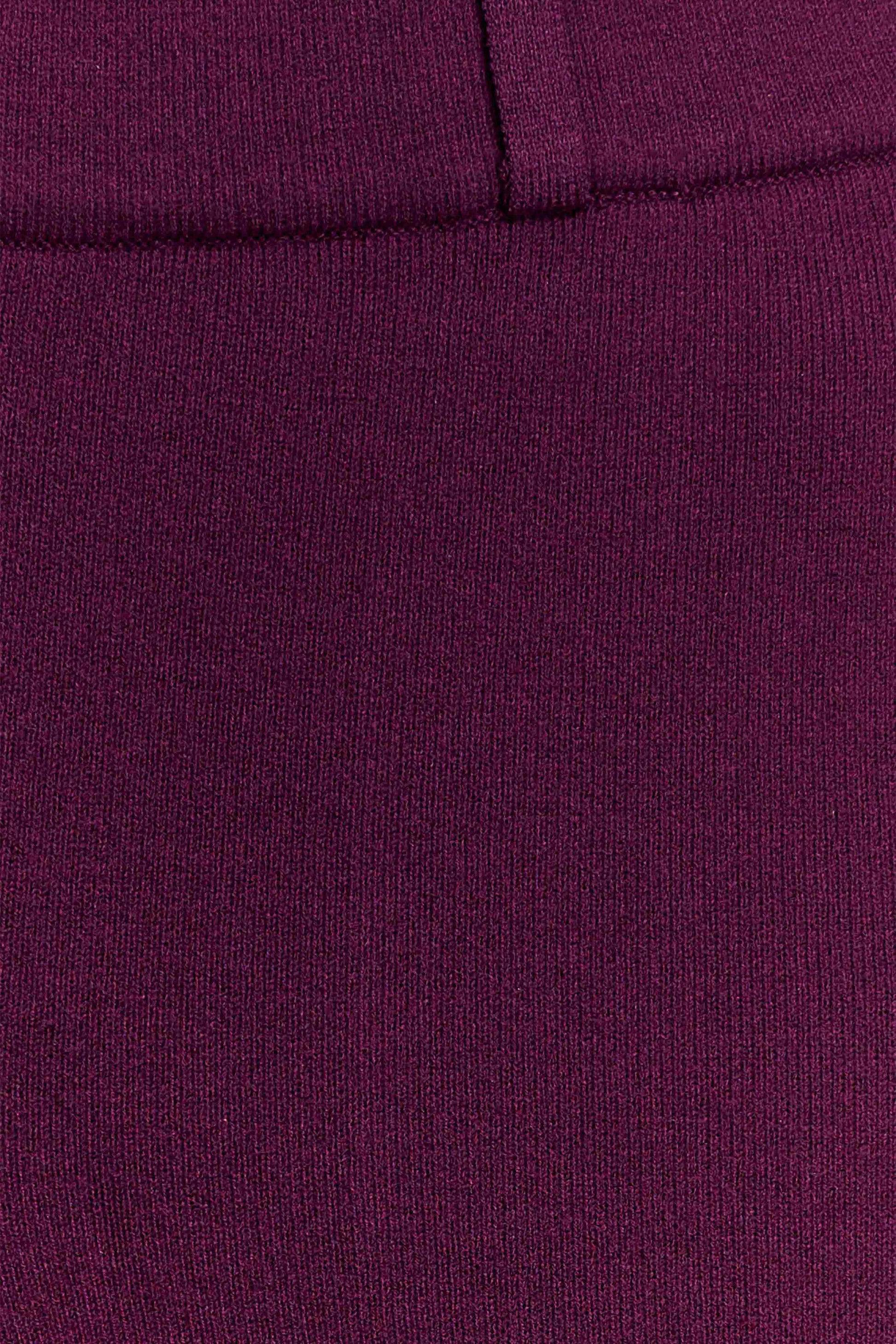 Lauren Knit Trouser - Plum #6