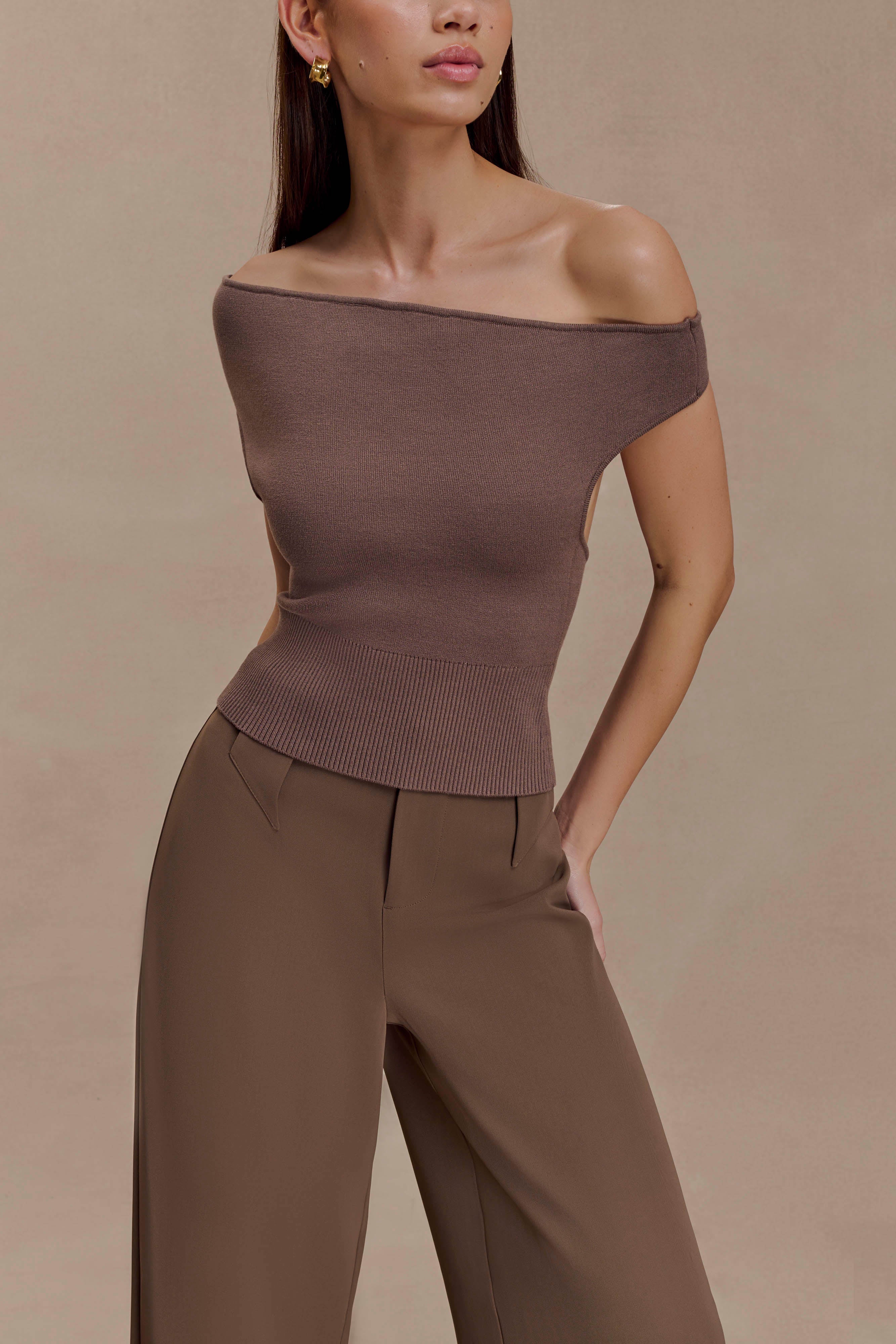 CLANEクラネ・2WAY OFF SHOULDER KNIT TOPS CLANE(クラネ)の「2WAY OFF SHOULDER KNIT TOPS」 - PARTE