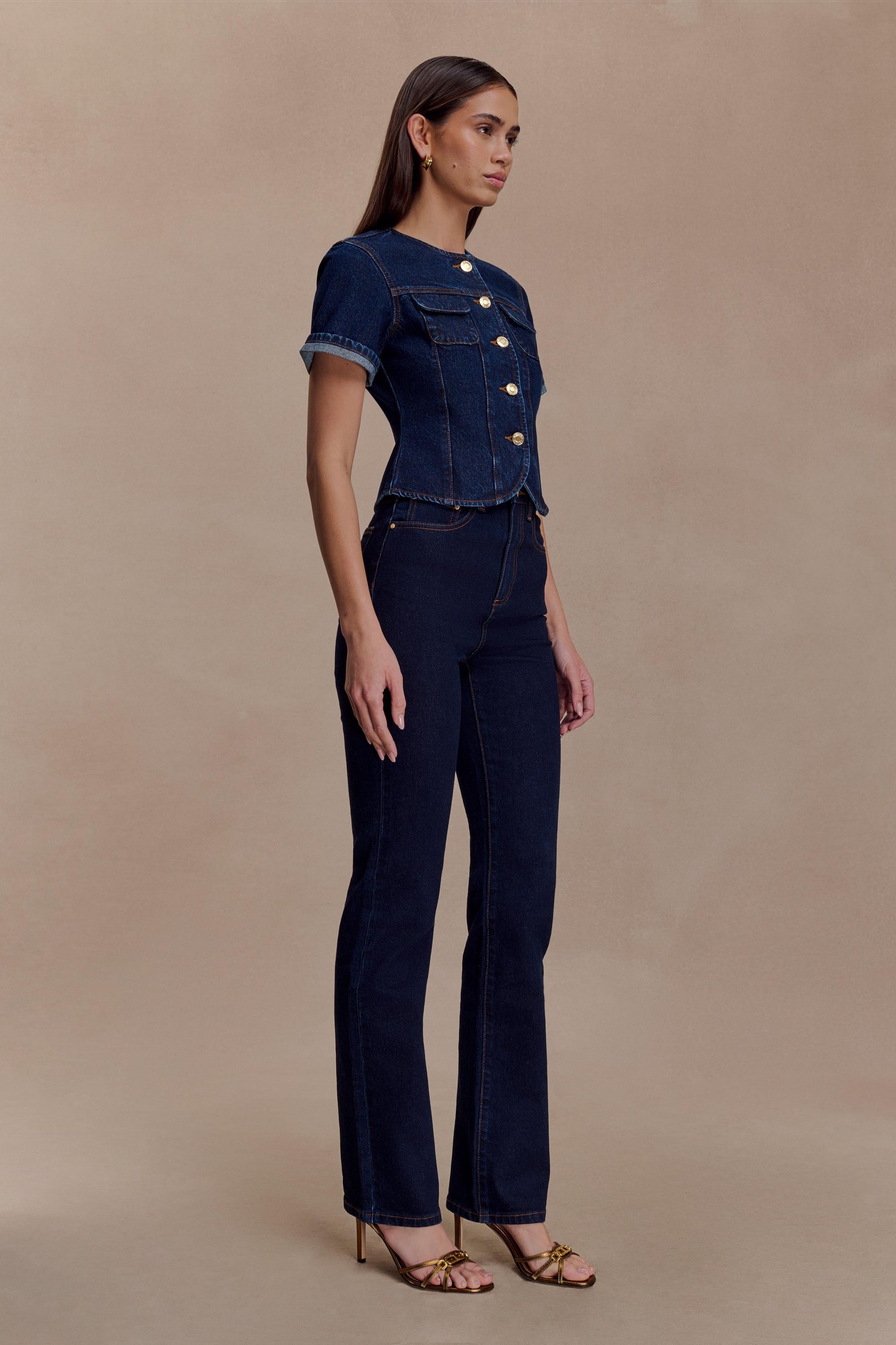 Janessa Skinny Denim Jeans- Indigo Blue #6