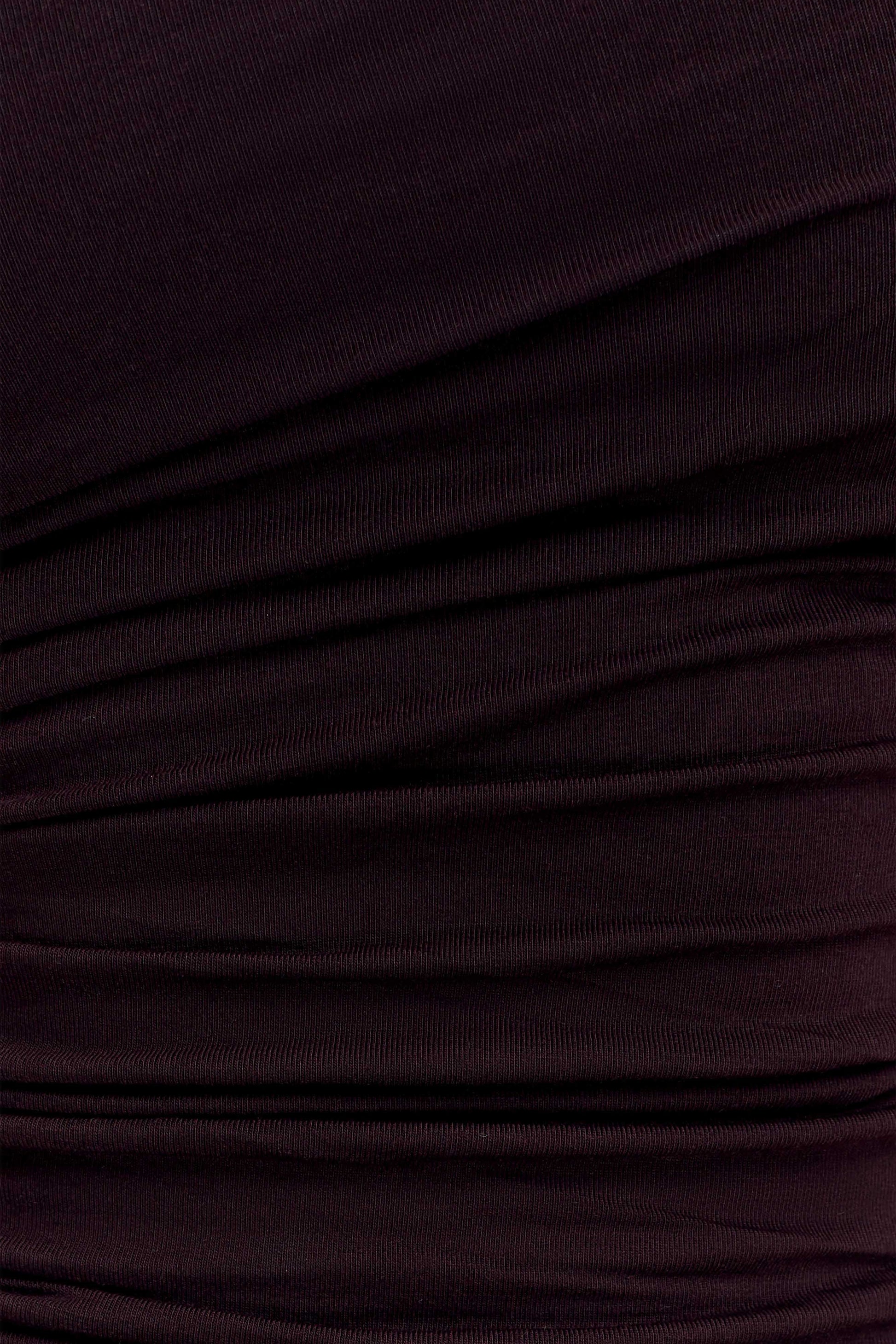 Anna One Shoulder Modal Top - Cacao Brown #5