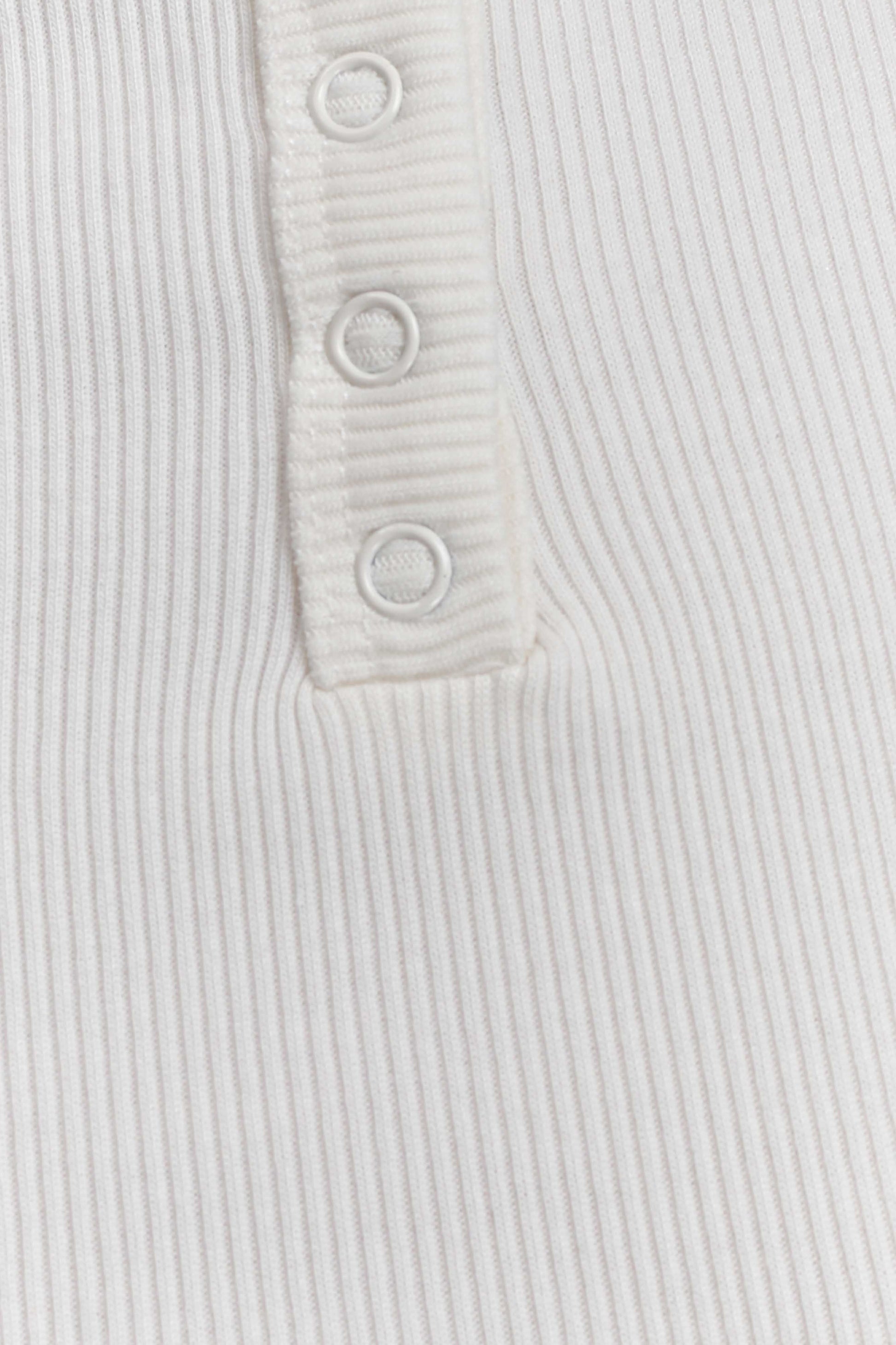 Maelle Off Shoulder Long Sleeve Top - Ivory #8