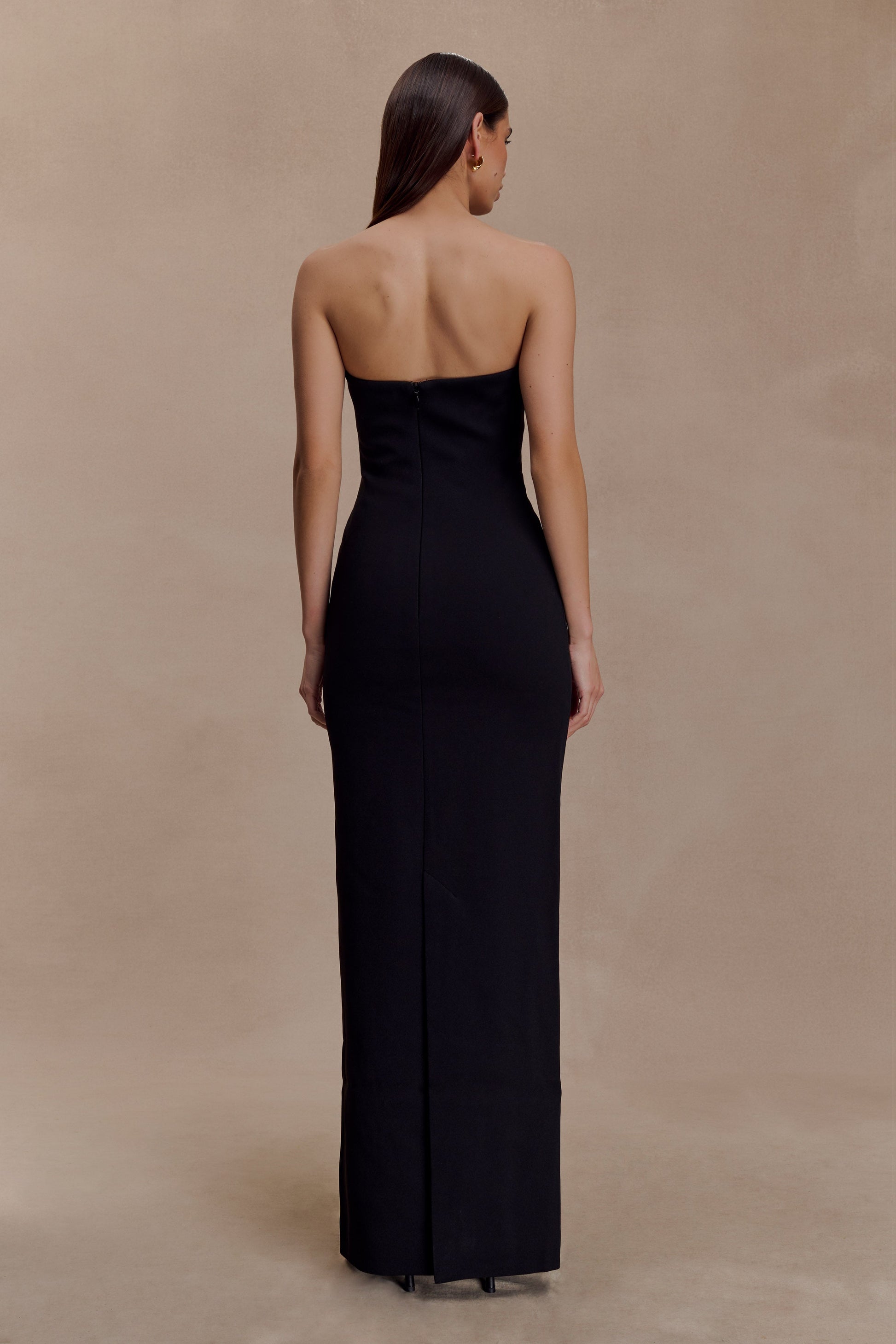 Lianne Strapless Maxi Dress - Black #2