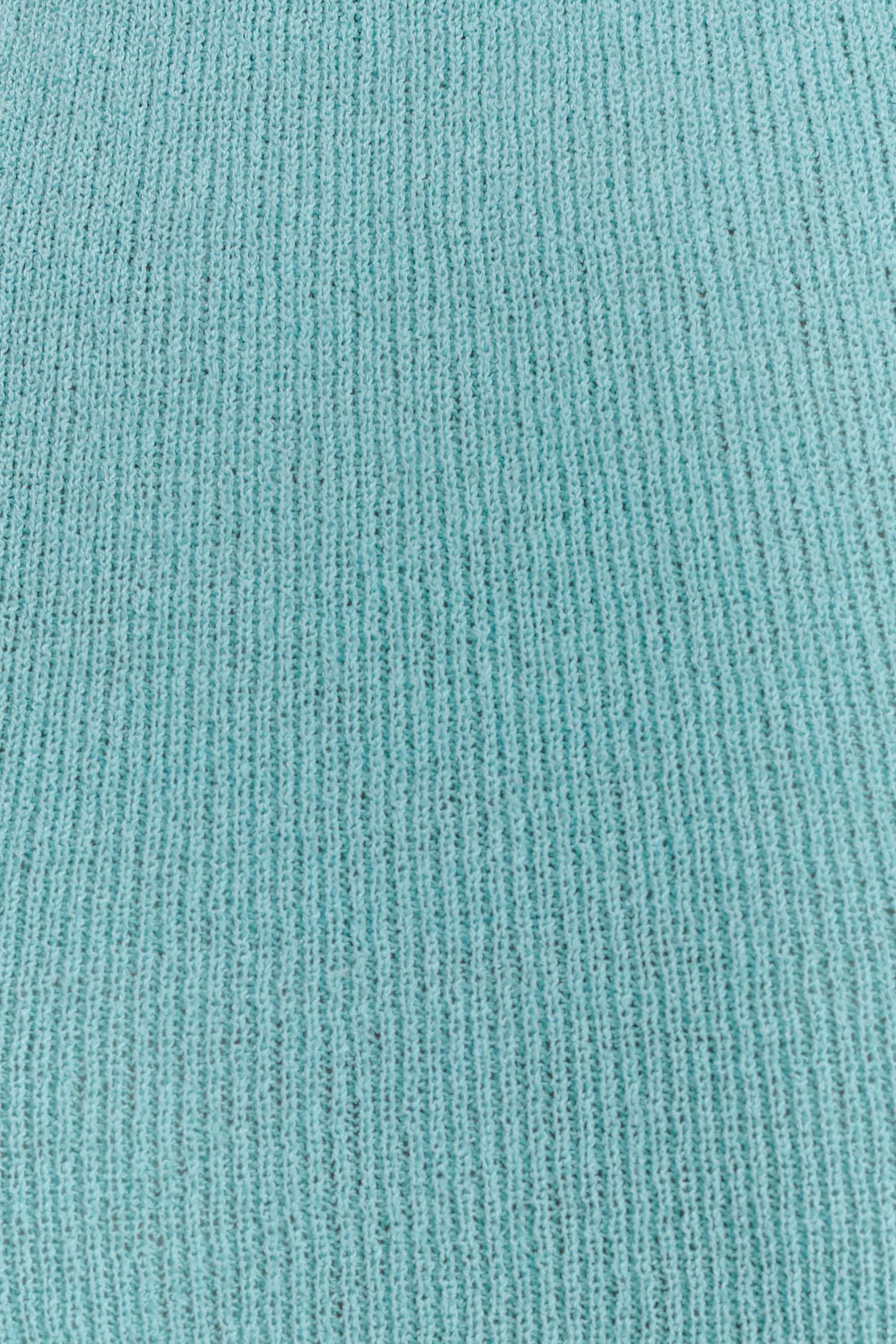 Melodie Halter Knit Maxi Dress - Cyan Blue | MESHKI US Melodie Halter Knit Maxi Dress - Cyan Blue | MESHKI US
