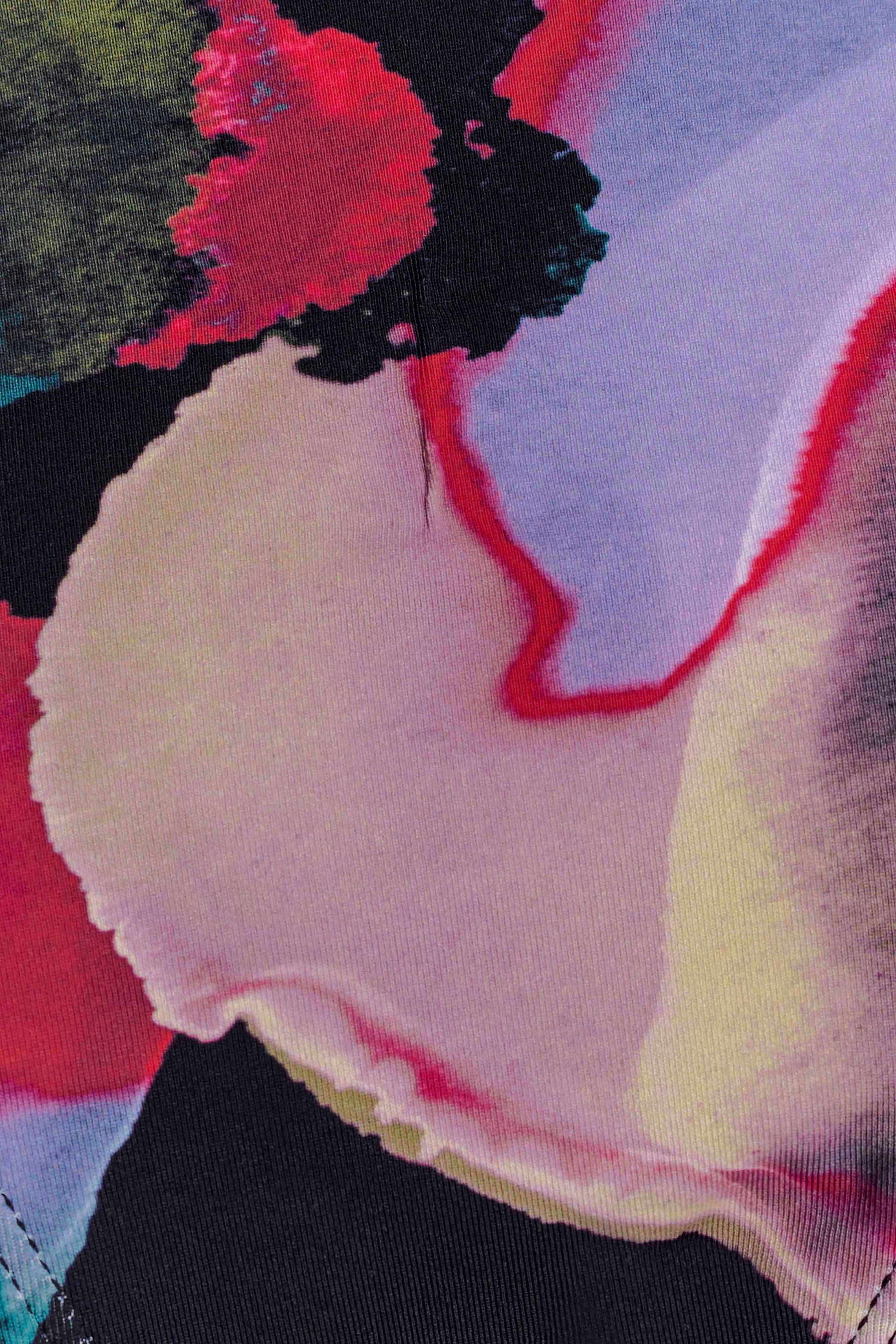 Brianna Triangle Bikini Top - Multi Fluid Reverie Print #8