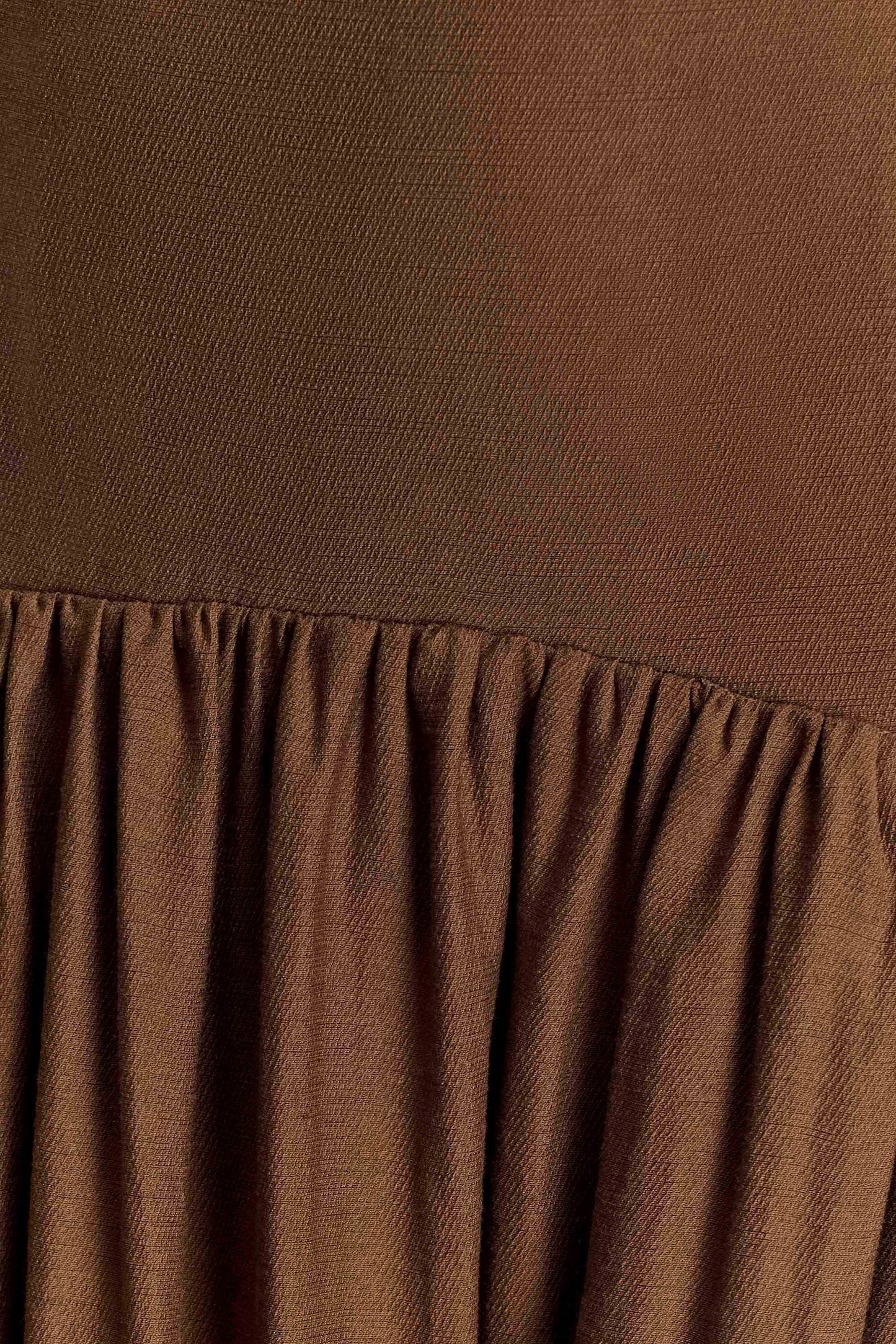 Darling Linen Maxi Dress - Chocolate