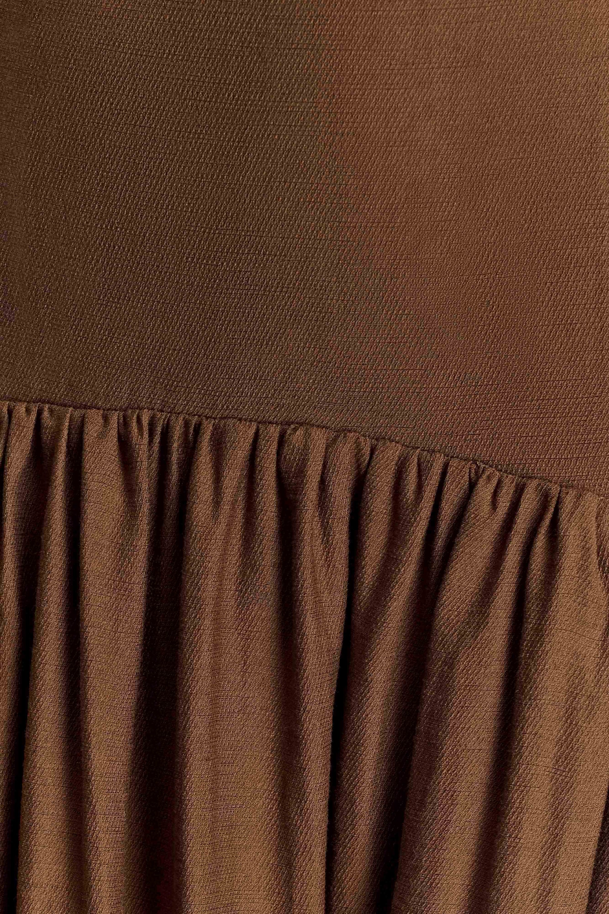 Darling Linen Maxi Dress - Chocolate #4