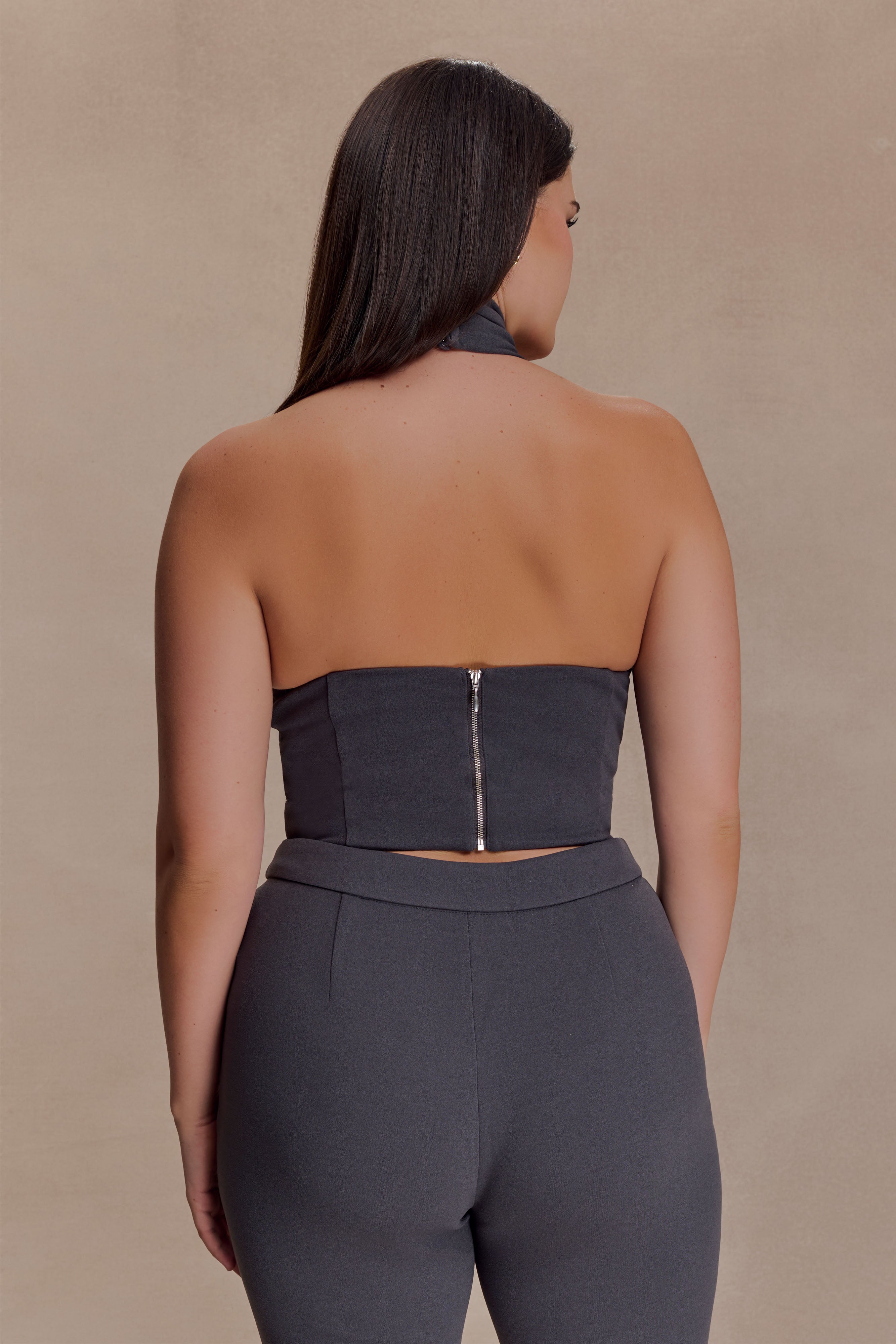 Marion Cross Over Top - Charcoal Shadow | MESHKI US