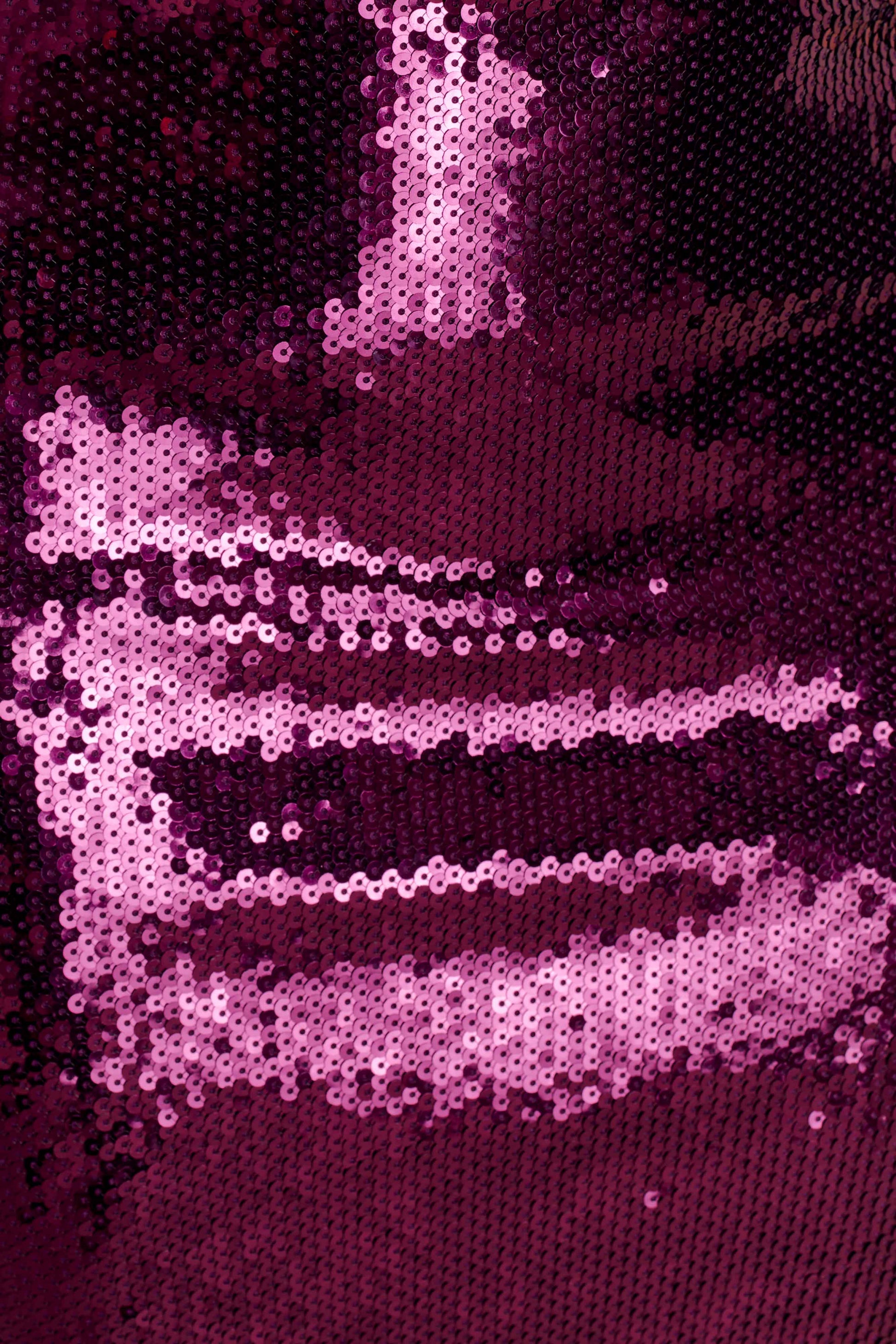 Veronica Sequin Midi Dress - Plum #5