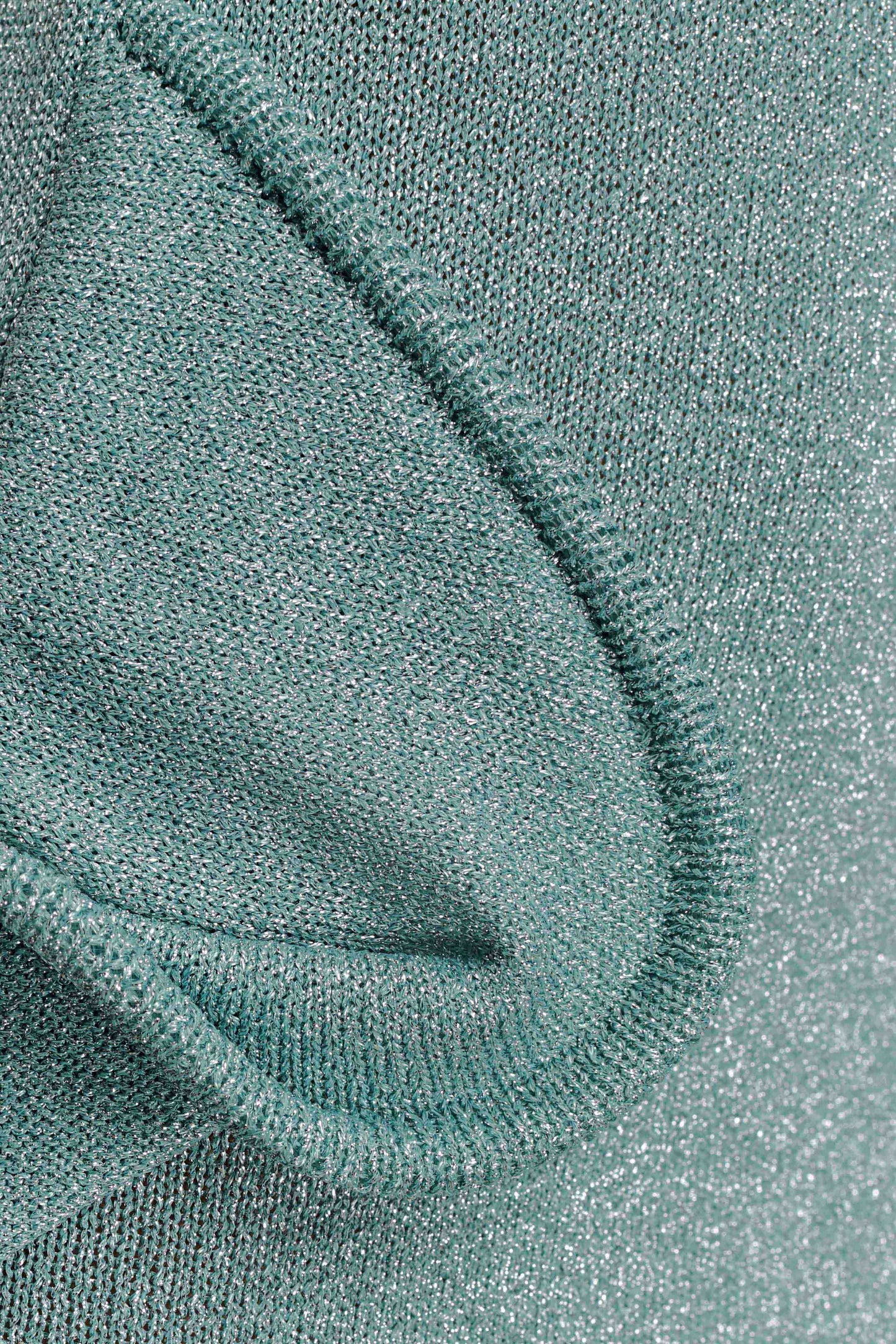 Sandrine Lurex Knit Maxi Dress - Aqua