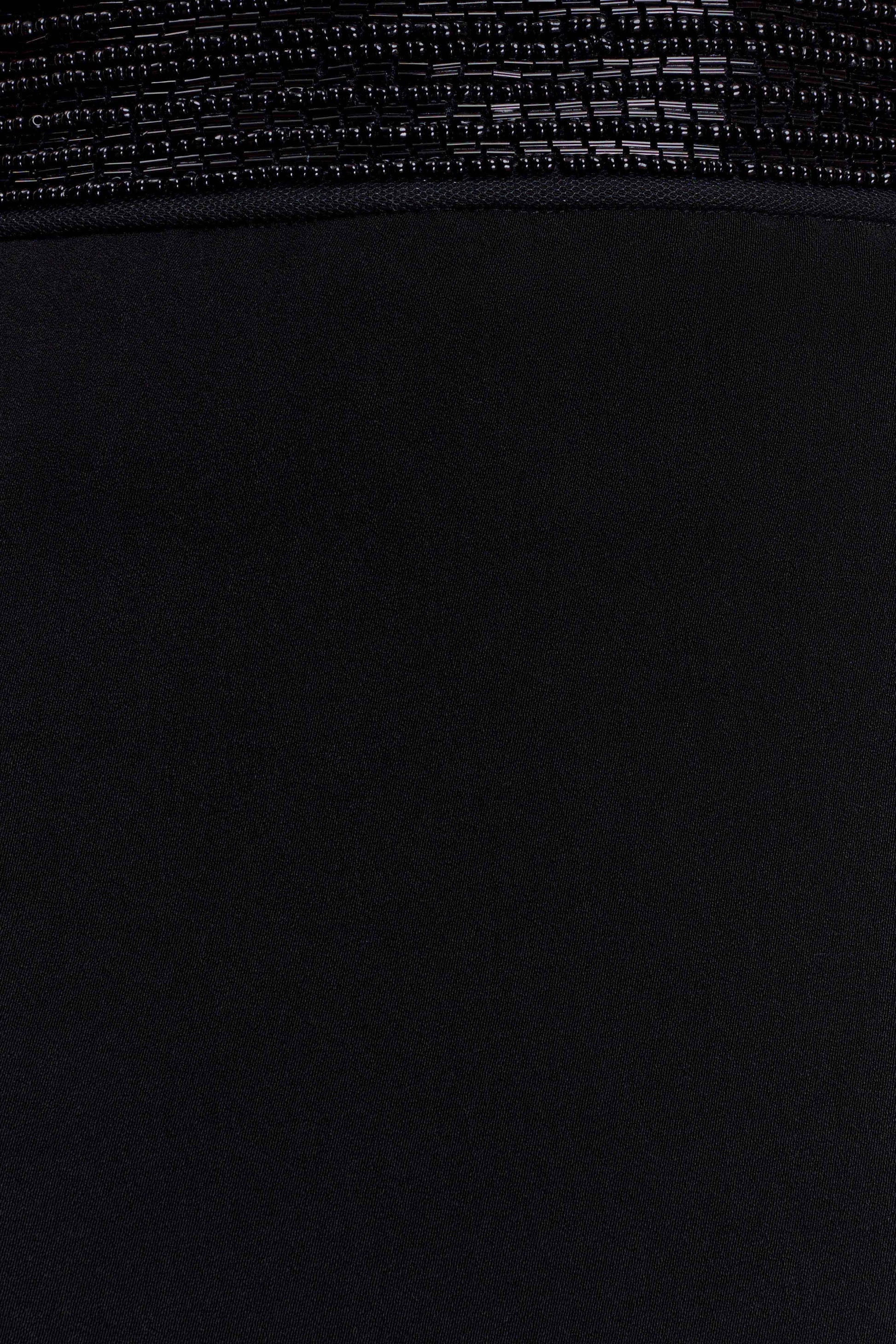 Emilia Beaded Waistband Mini Skirt - Black #7