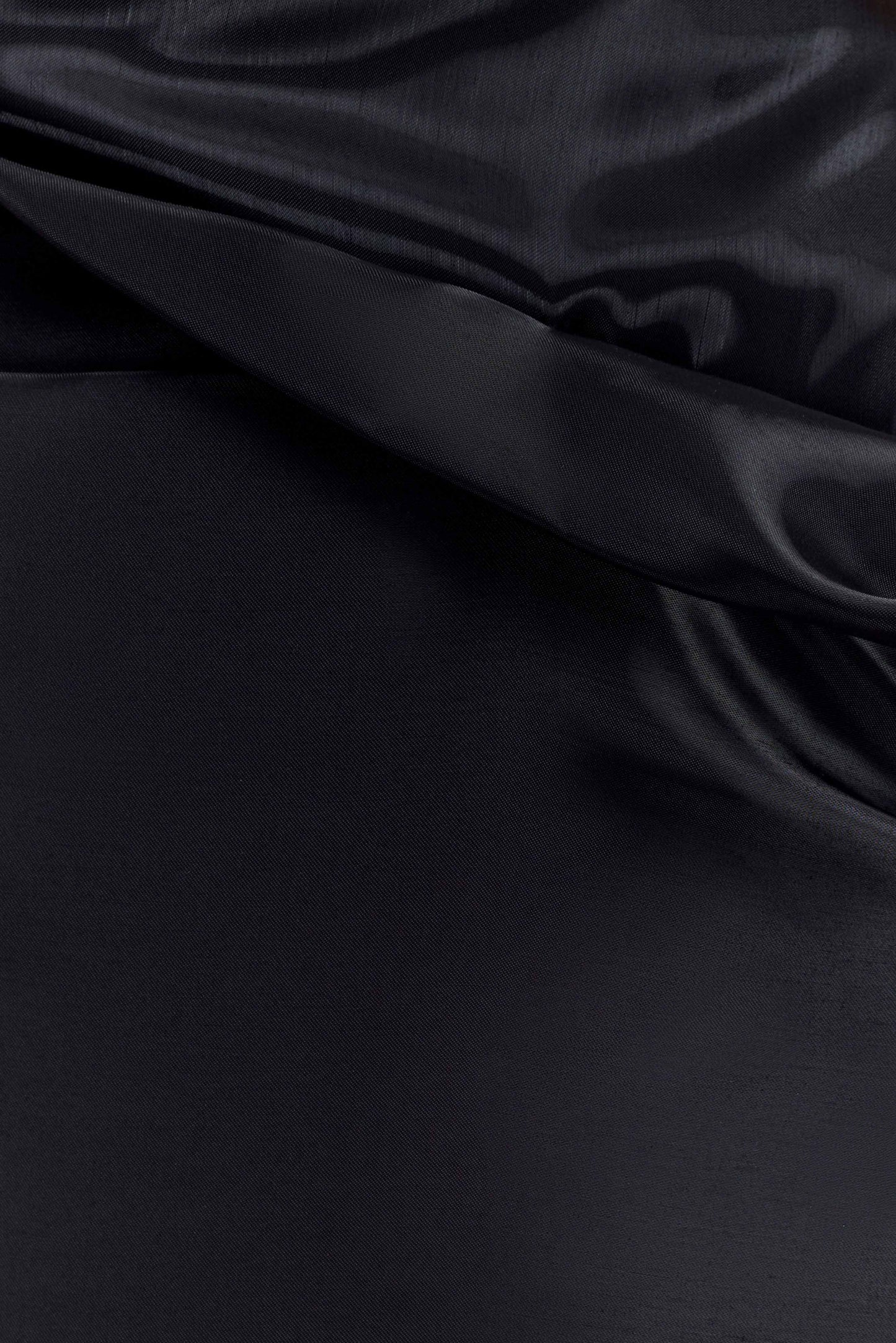 Calliope Strapless Organza Maxi Dress - Black