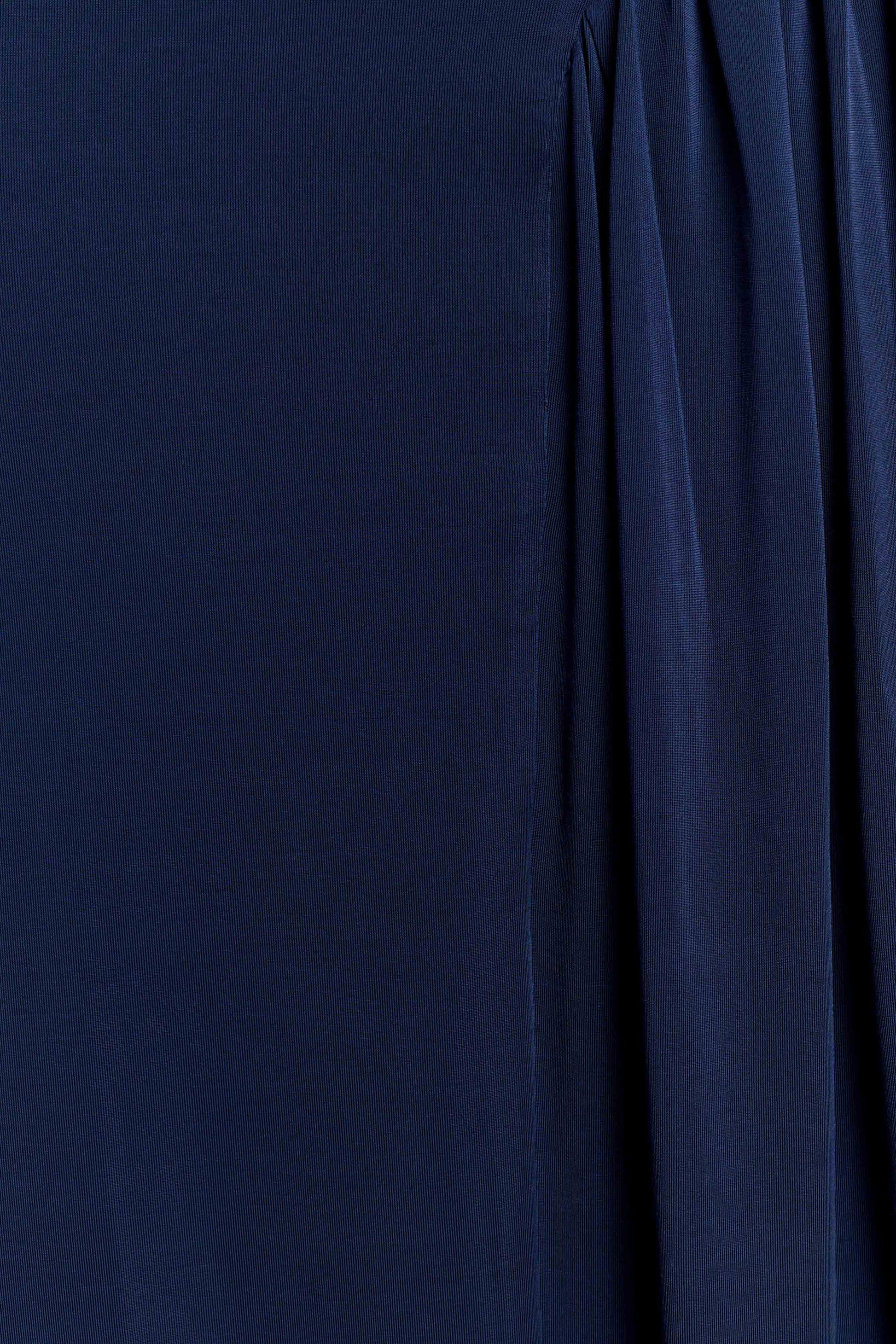 Vivica Slinky Gathered Maxi Skirt - Midnight Navy #5