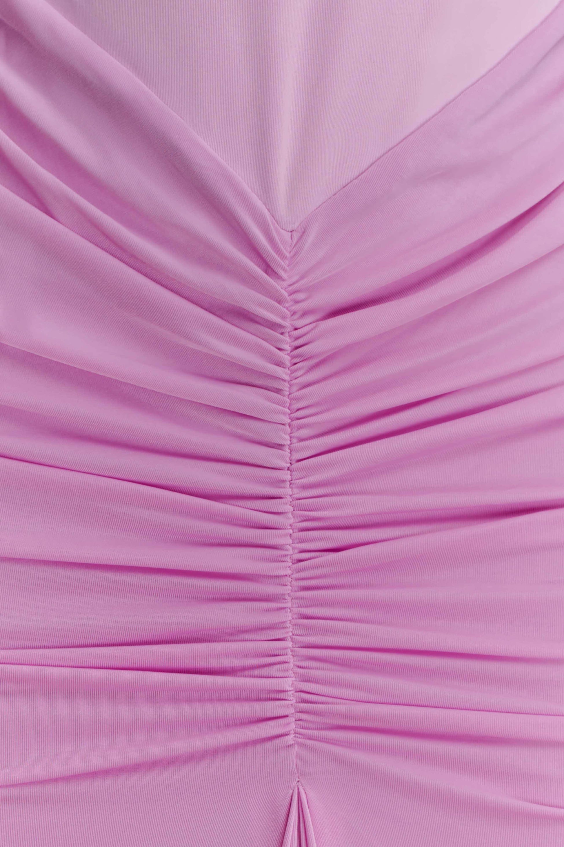 Roisin Slinky Maxi Dress - Powder Pink | MESHKI US Roisin Slinky Maxi Dress - Powder Pink | MESHKI US