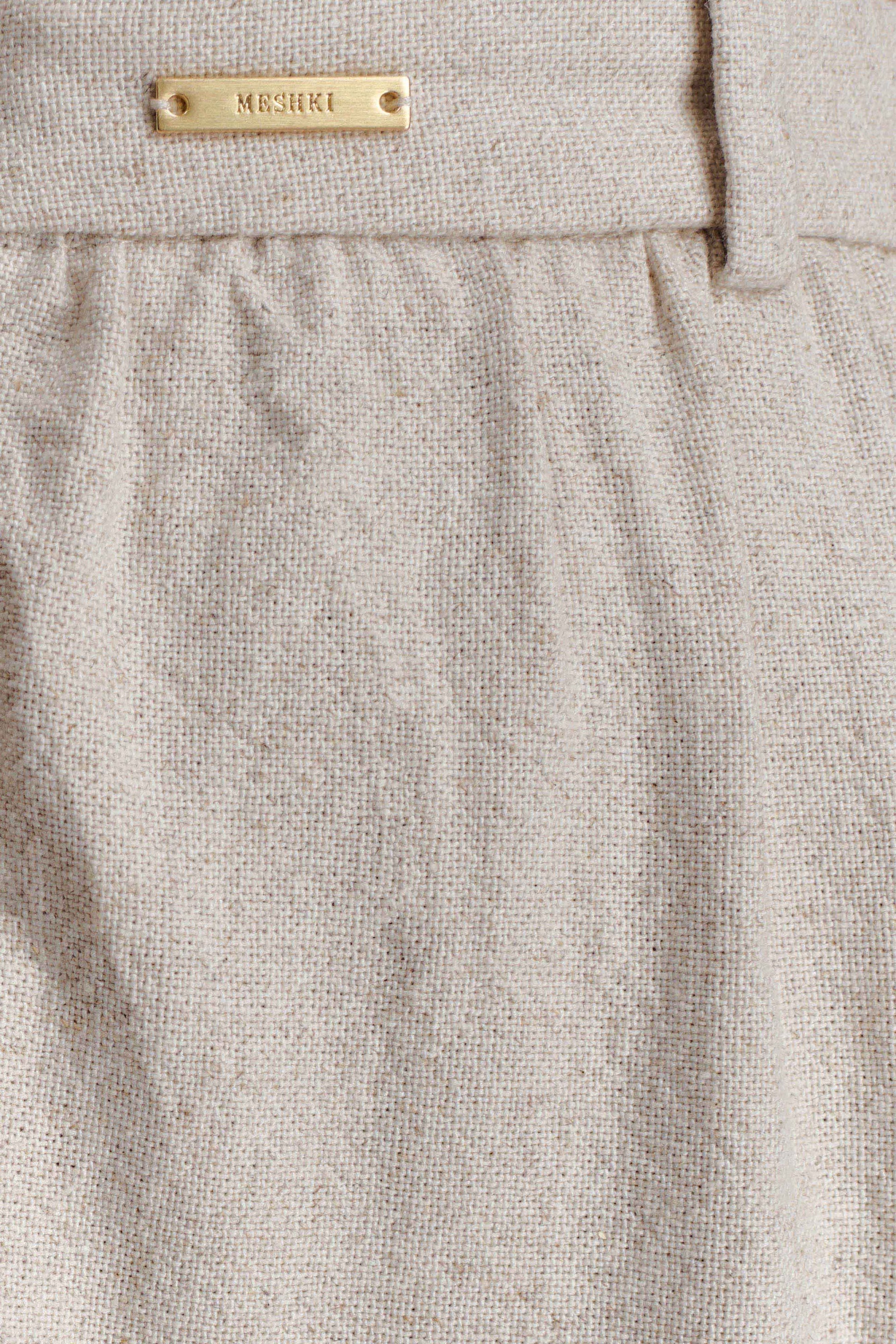 Gabby Straight Leg Linen Pants - Natural #7
