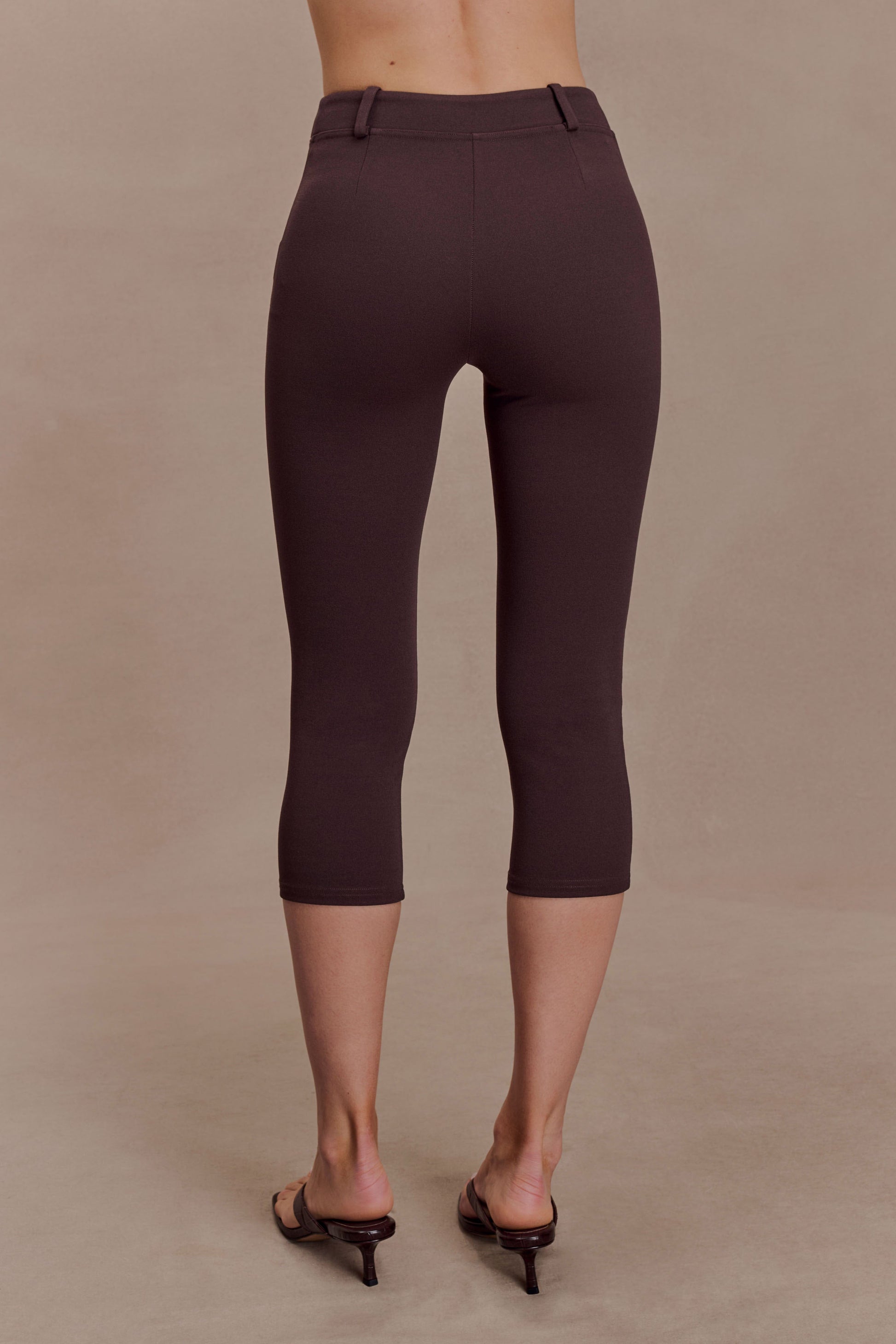 brown capri dress pants Capri Pant