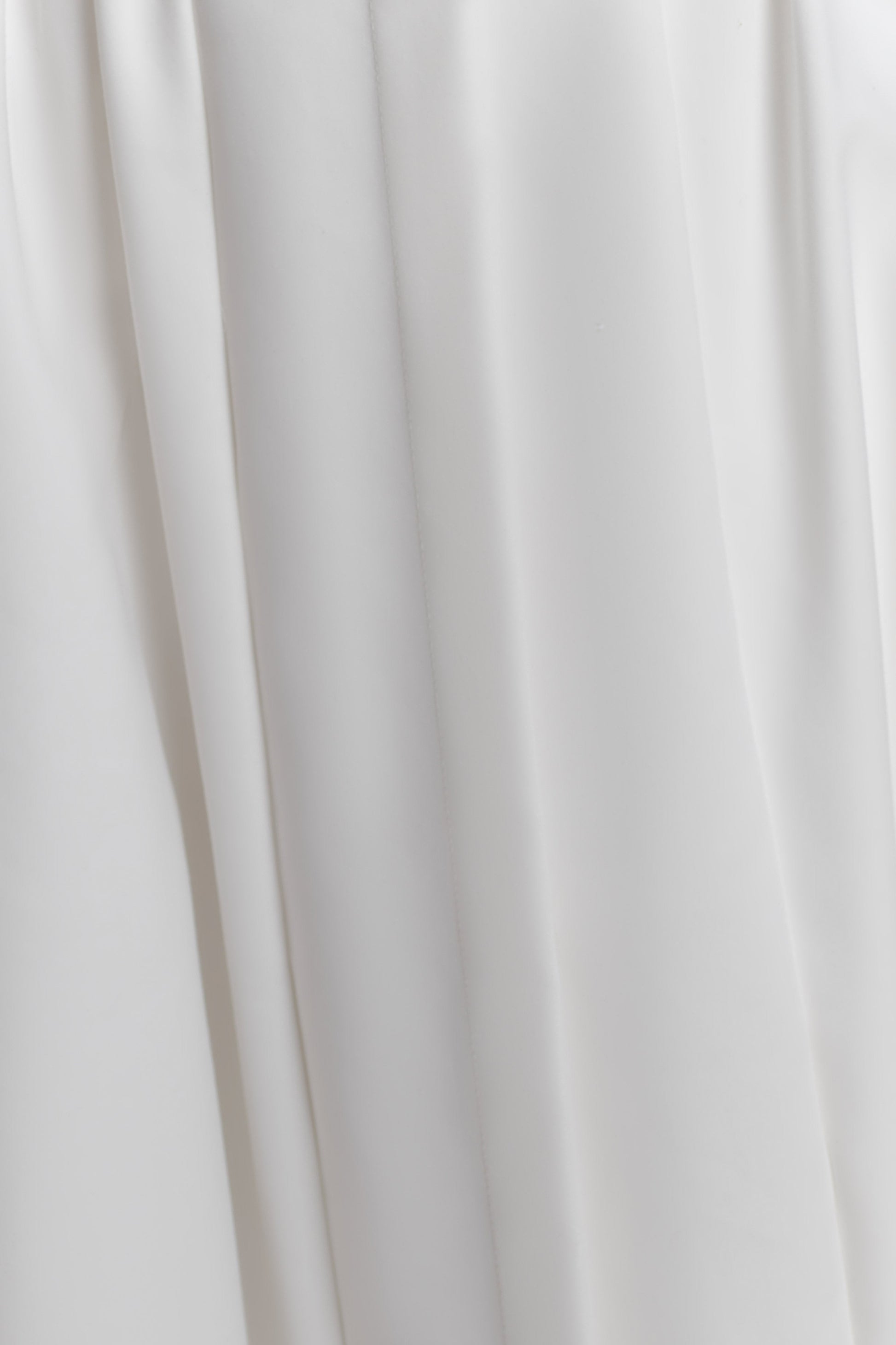 Monika Gathered Waist Cotton Midi Dress - White #7