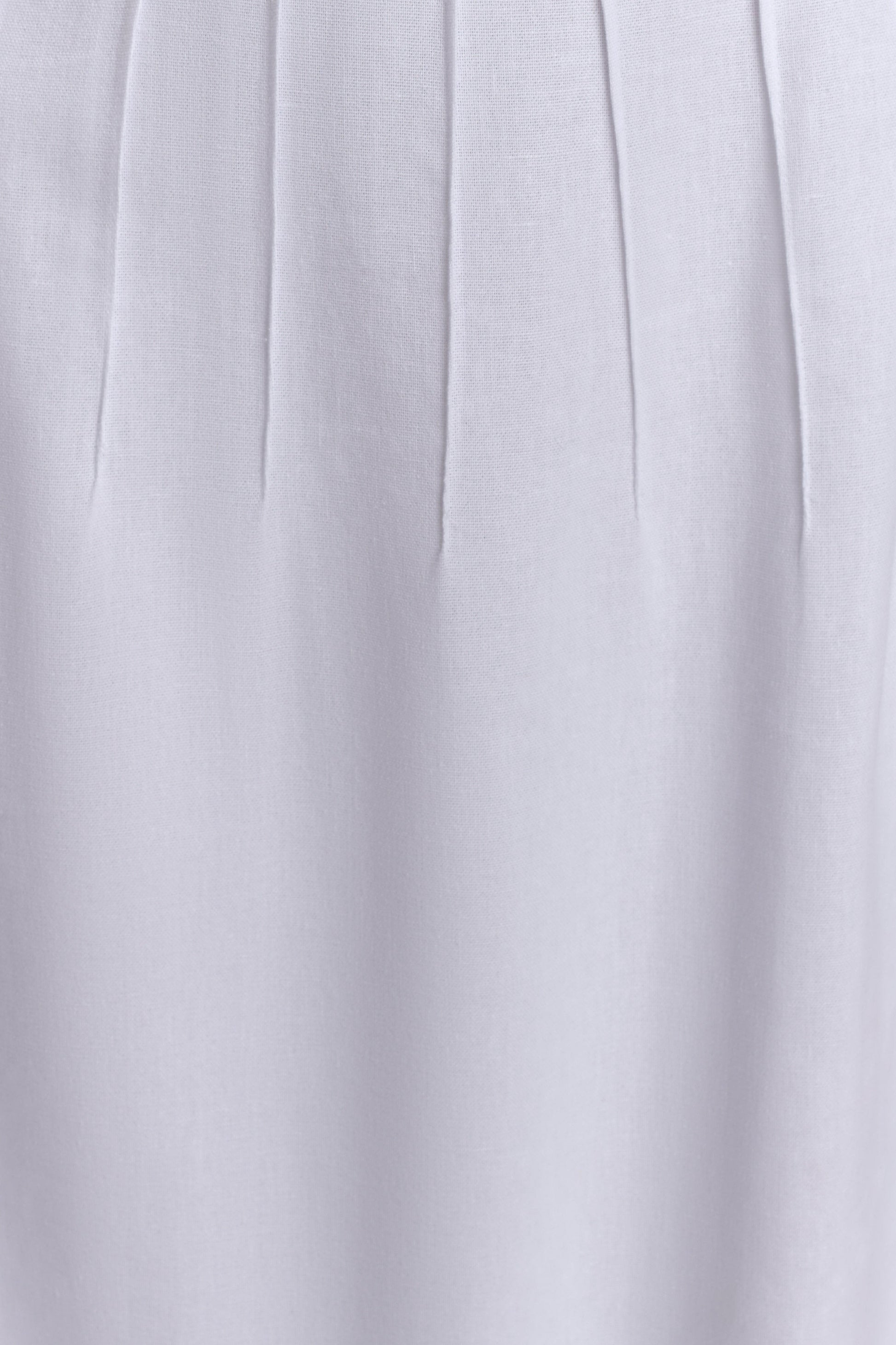 Sofie Pintuck Linen Maxi Dress - White #5