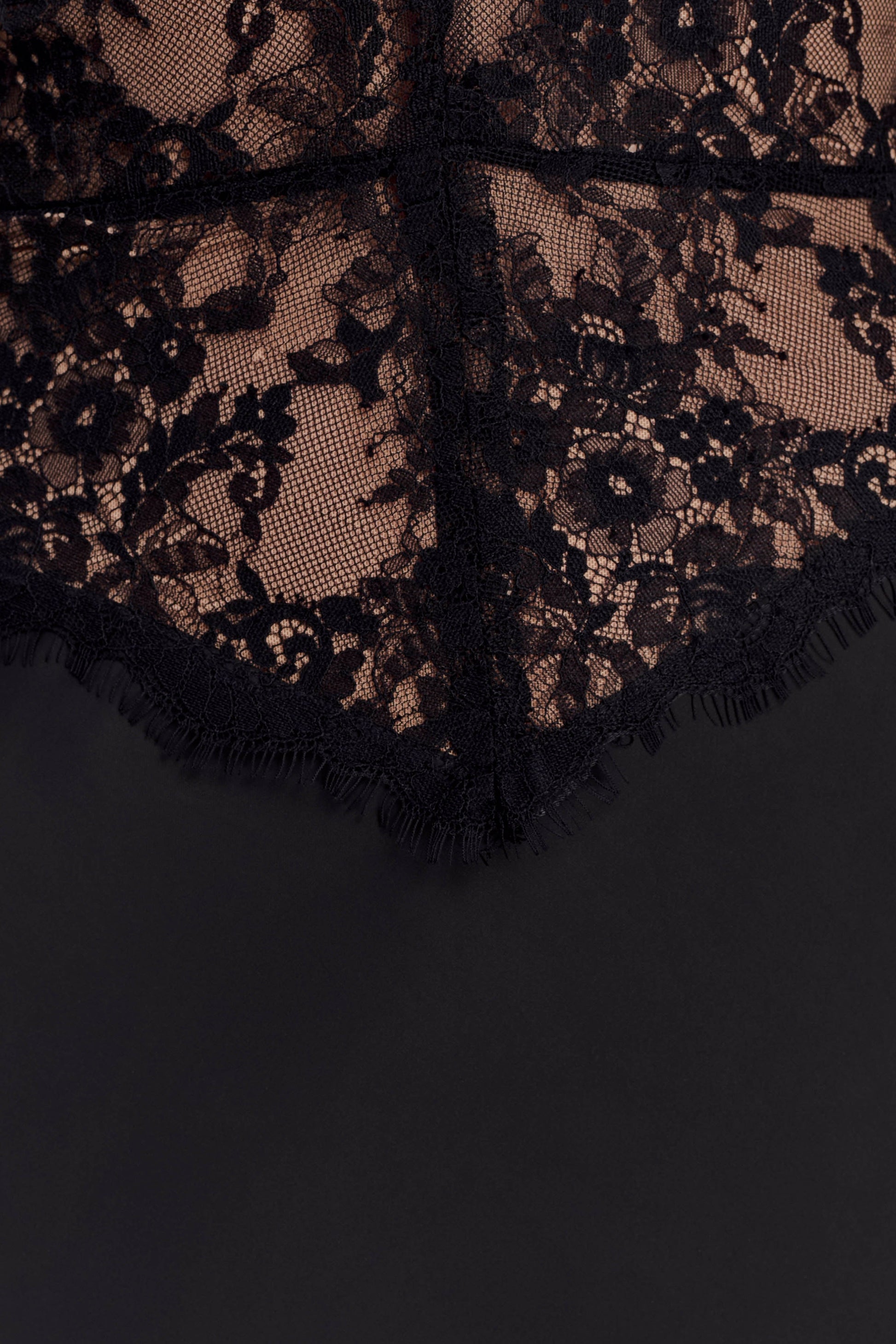 Sascha Lace And Satin Halter Maxi Dress - Black | MESHKI US Sascha Lace And Satin Halter Maxi Dress - Black | MESHKI US