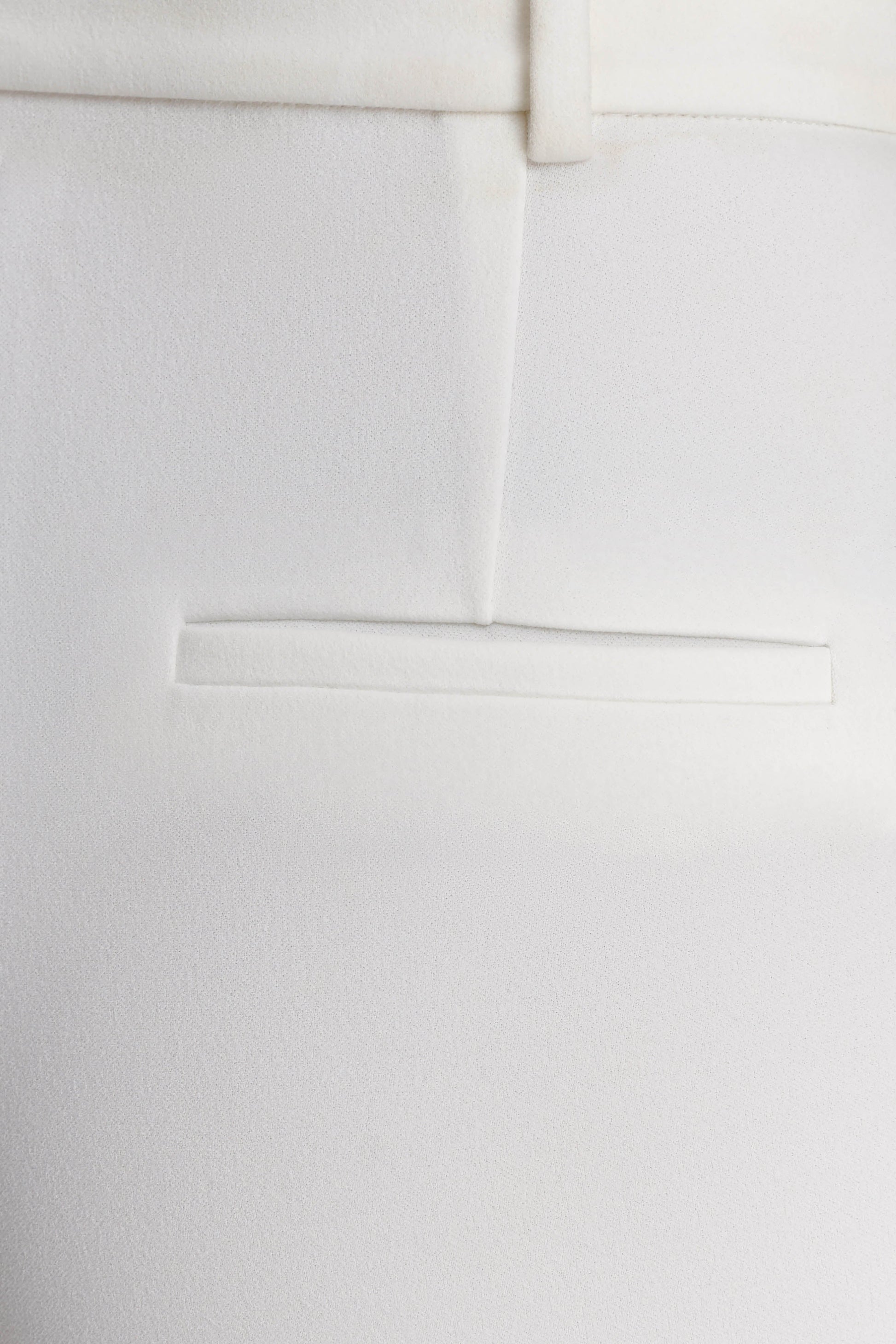 Maude Crepe Straight Leg Pants - Ivory #7