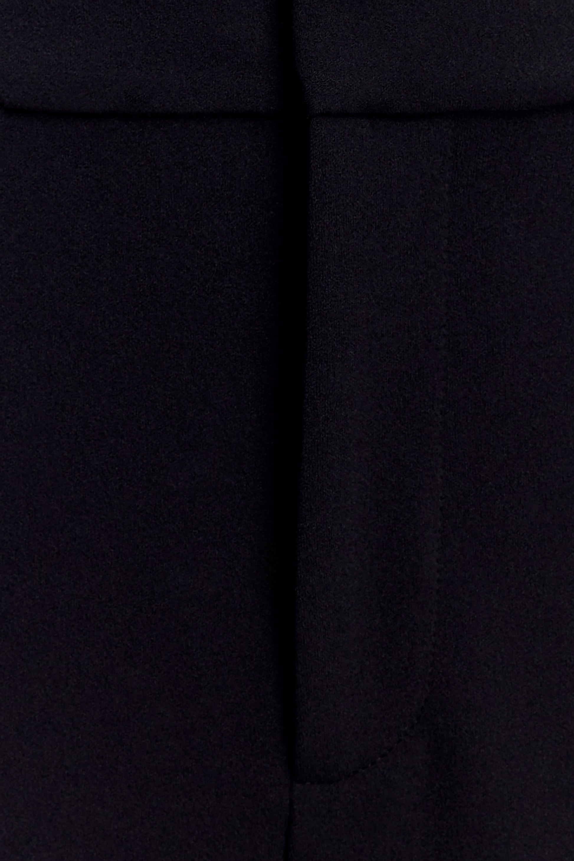 Maude Crepe Straight Leg Pants - Black #7