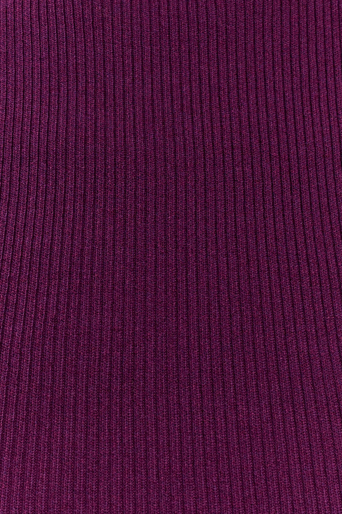 Diya Ribbed Sleeveless Top With Wire Hem - Plum
