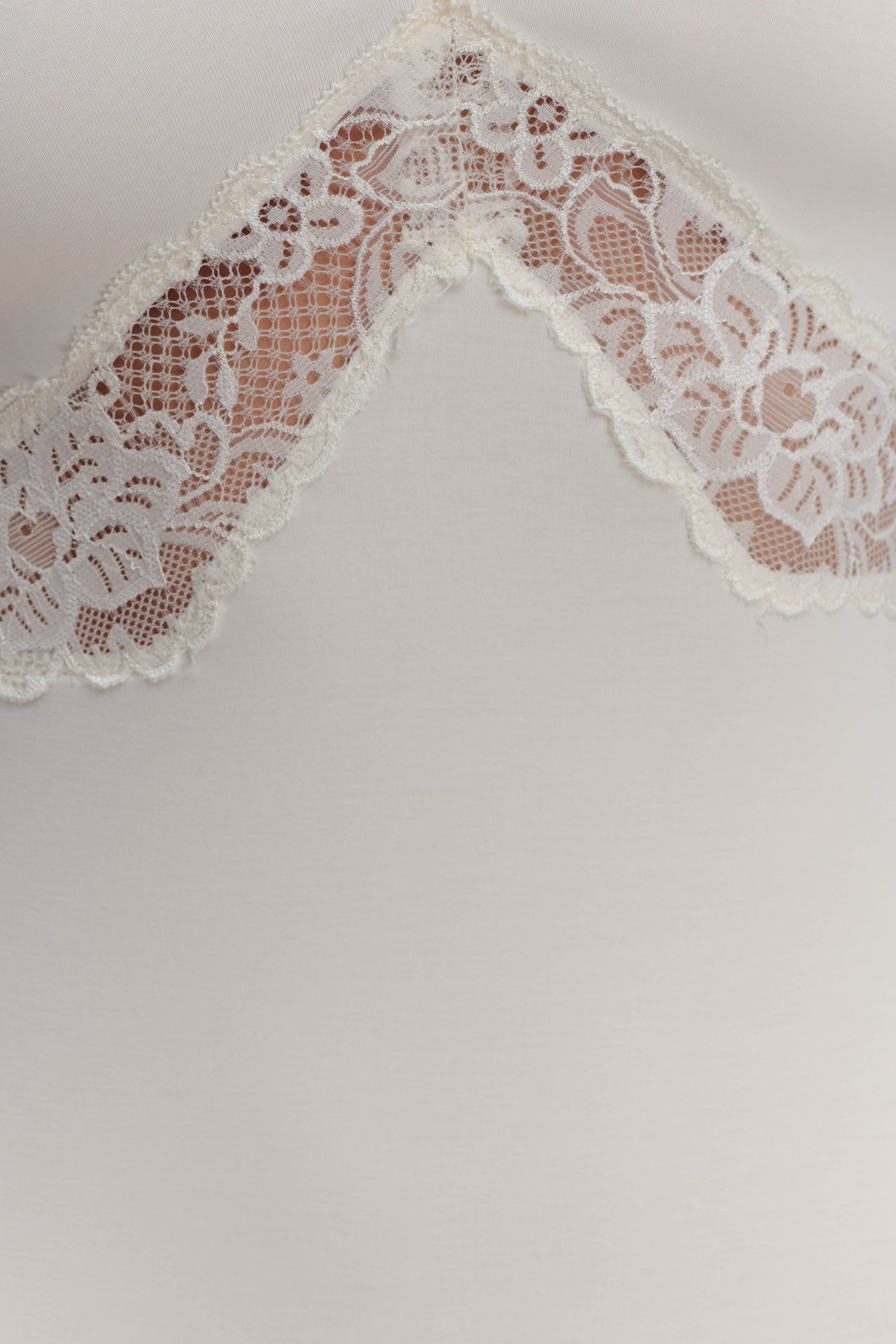 Electra Slinky Lace Mini Dress - Ivory