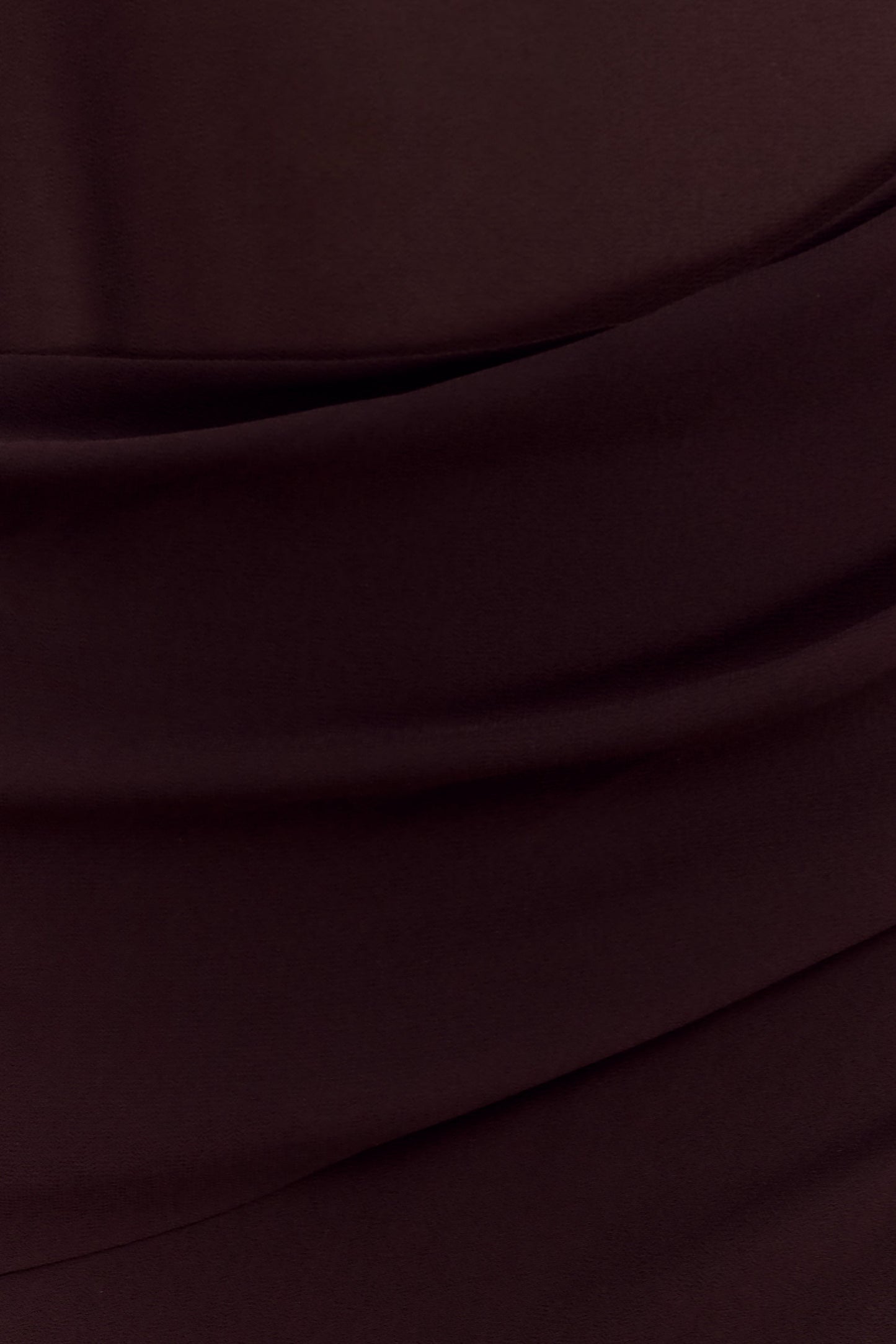 Kirsten Off Shoulder Chiffon Maxi Dress - Cacao Brown