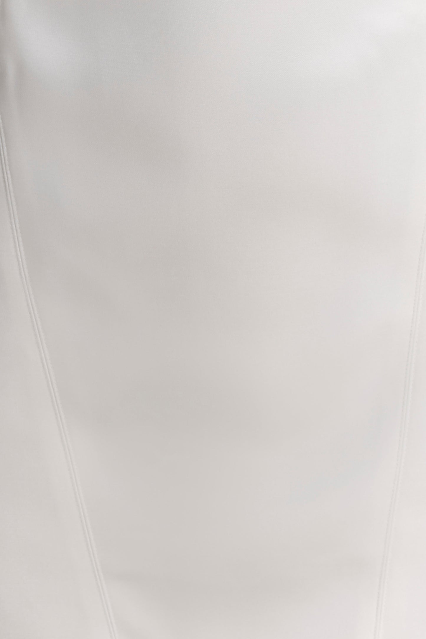 Beth Satin Mini Dress - White